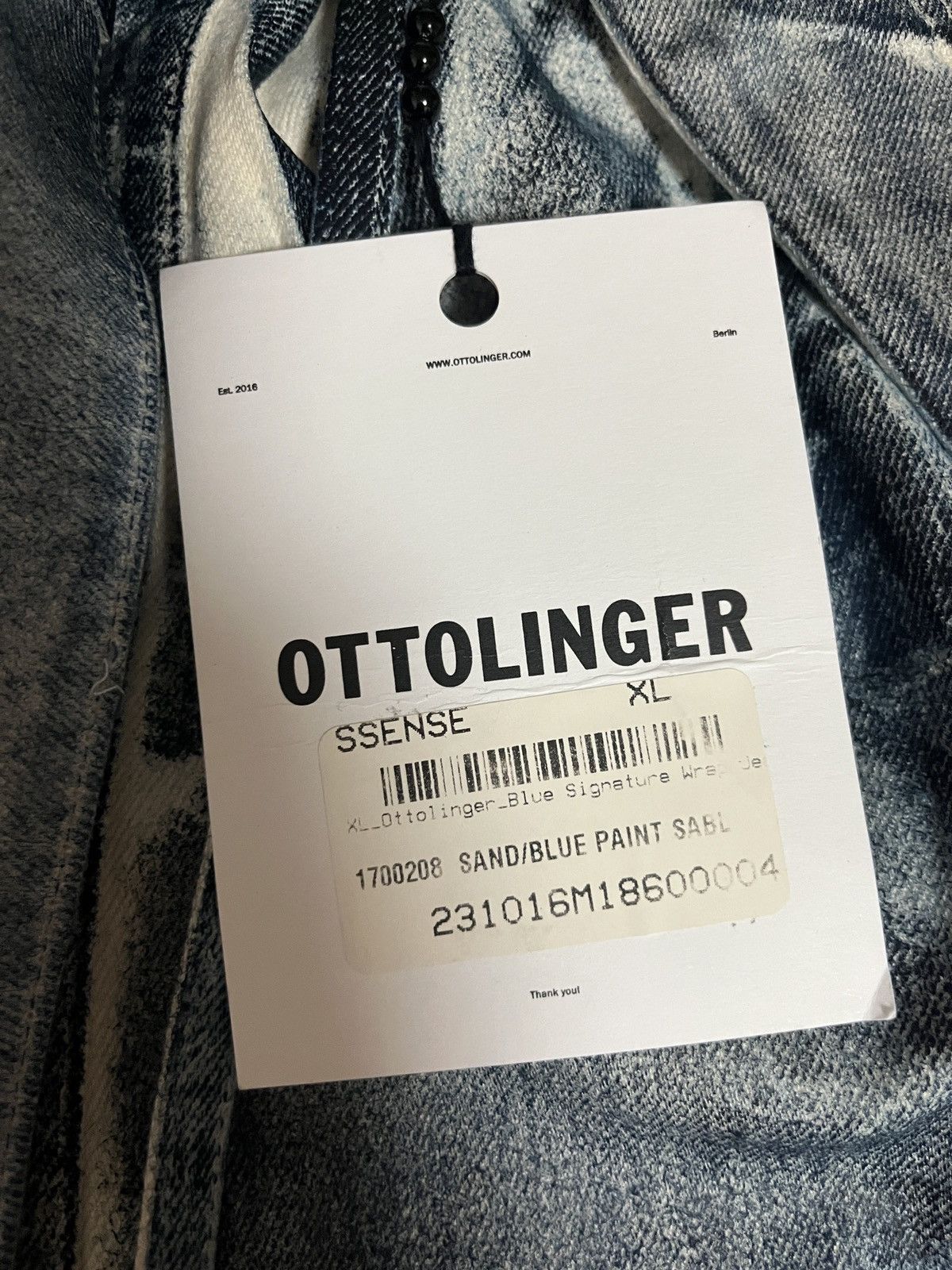 Ottolinger Ottolinger signature wrap denim pants Size US 33 - 2 Thumbnail