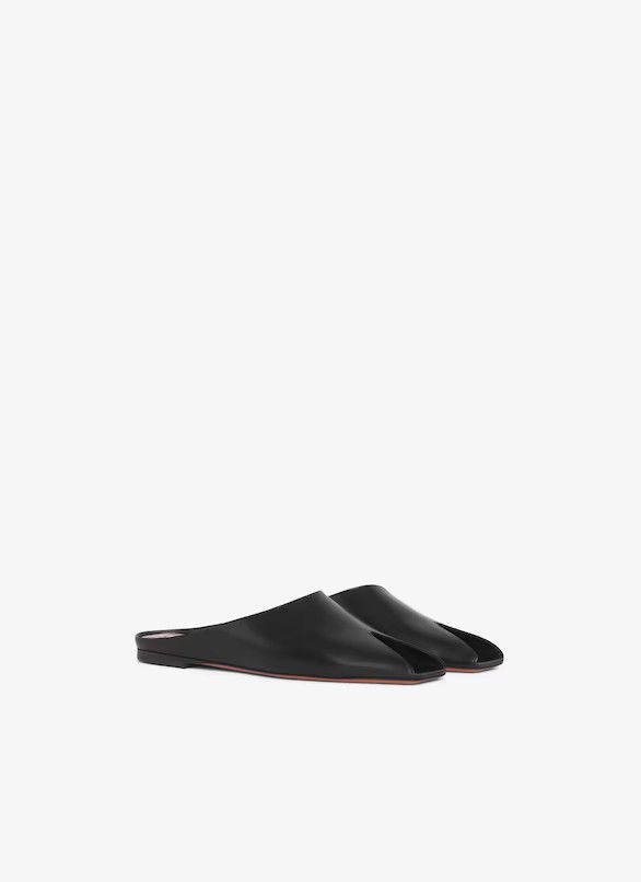 Alaia o1s22i1n0225 Spike Flat Mules in Black Size US 8 / IT 38 - 4 Thumbnail