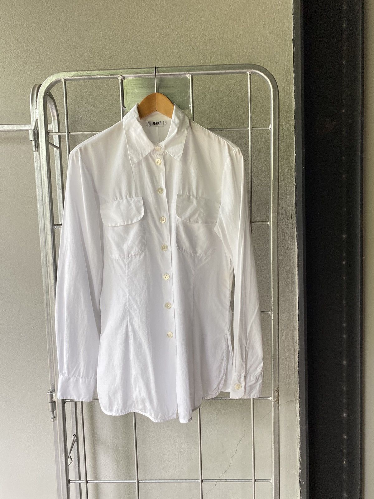 Armani Mani white packet shirt Size S / US 4 / IT 40 - 1 Thumbnail