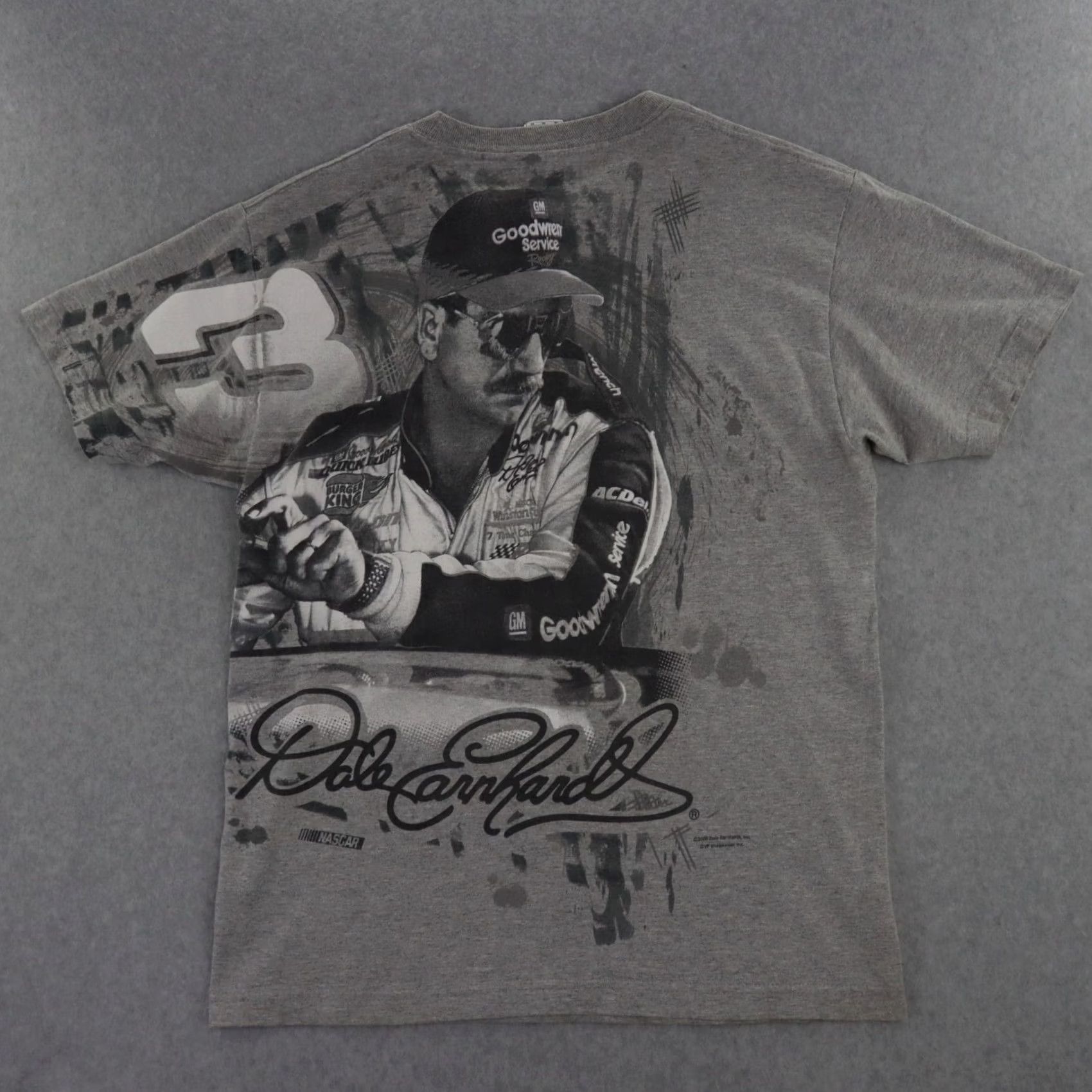 AAA Dale Earnhardt Sr GM goodwrench Intimidator Tshirt Size M chase all over print Size US M / EU 48-50 / 2 - 7 Thumbnail