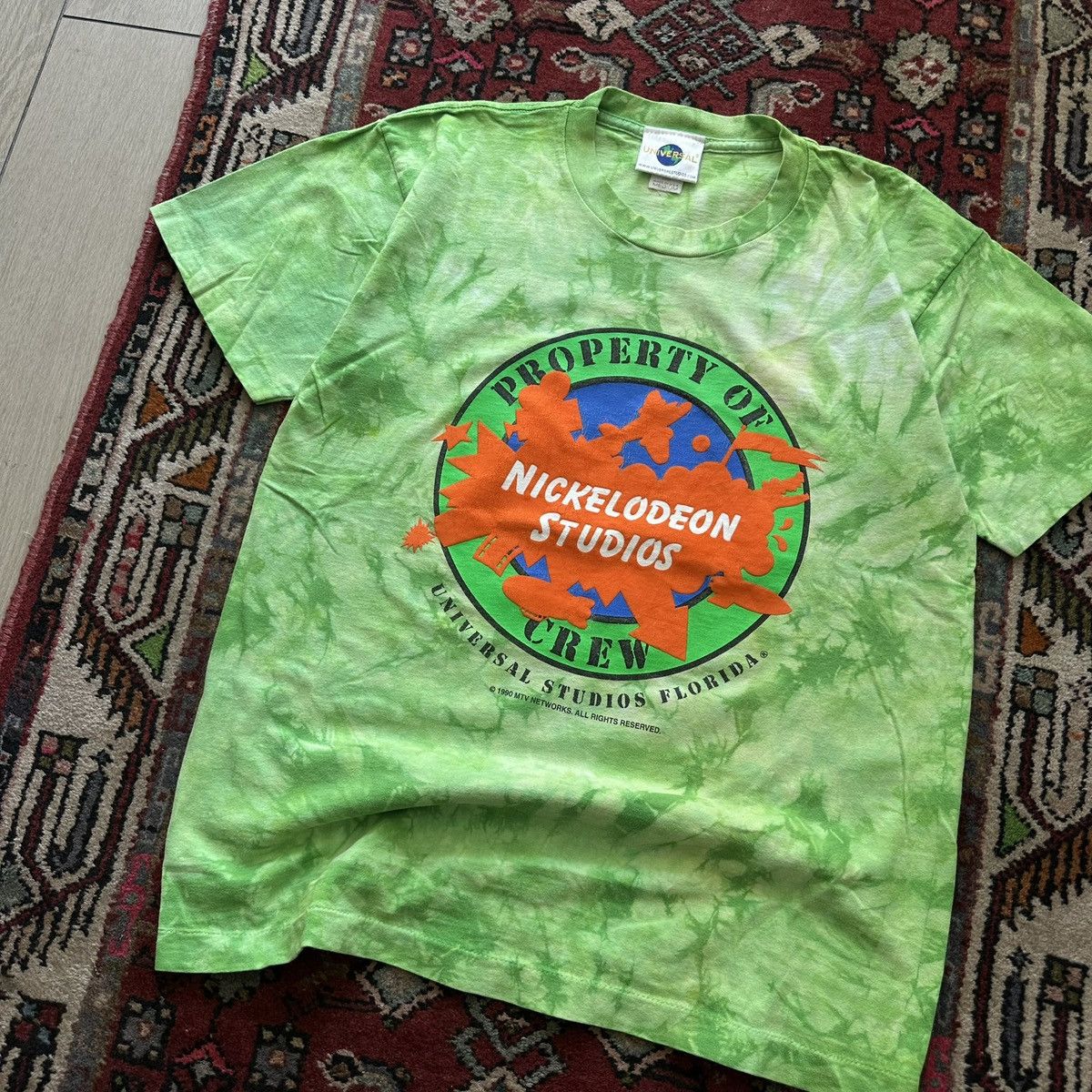 Nickelodeon Vintage 90s Nickelodeon Studios Crew Universal Studios Size US M / EU 48-50 / 2 - 2 Thumbnail