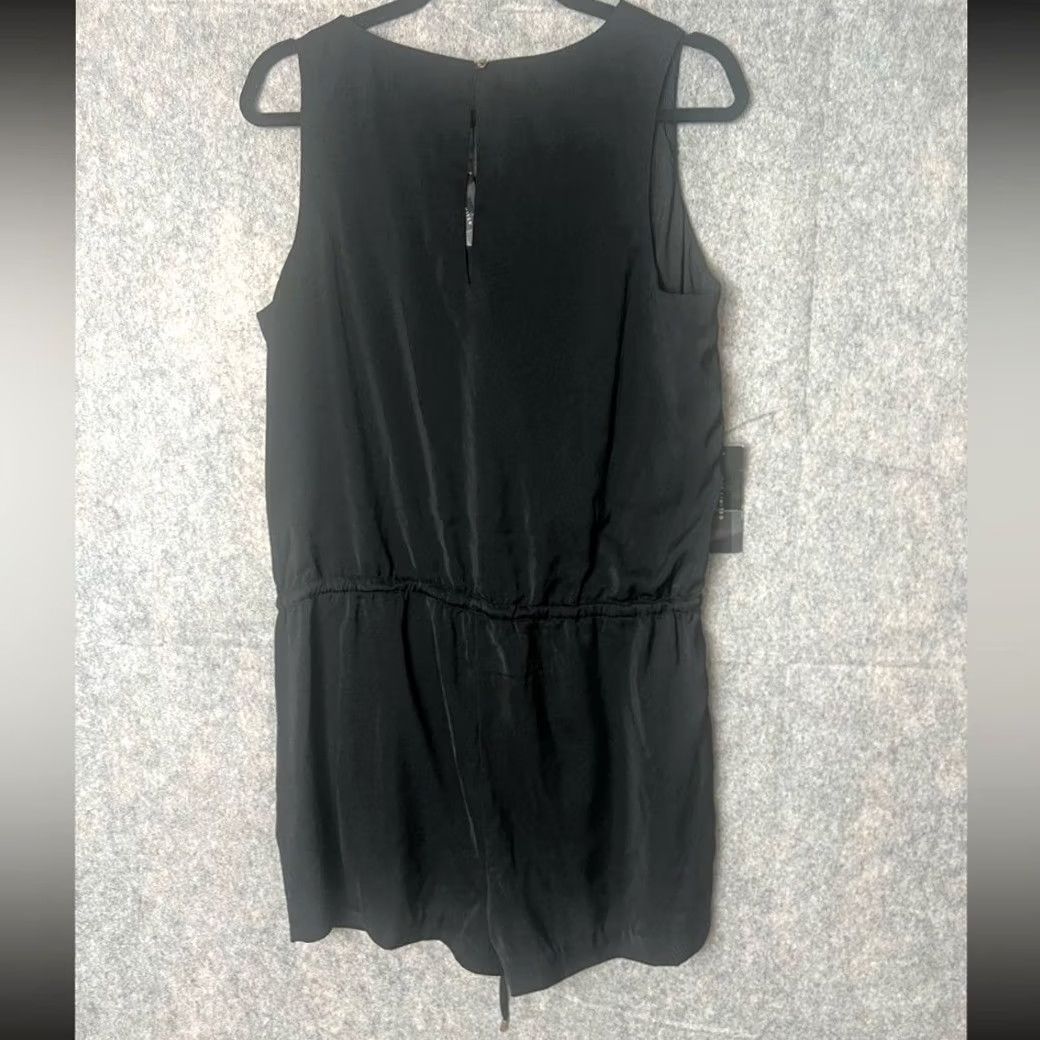 Vintage The Limited Size Large NWT Black Silk Romper Shorts Size 36" / US 14 / IT 50 - 5 Thumbnail