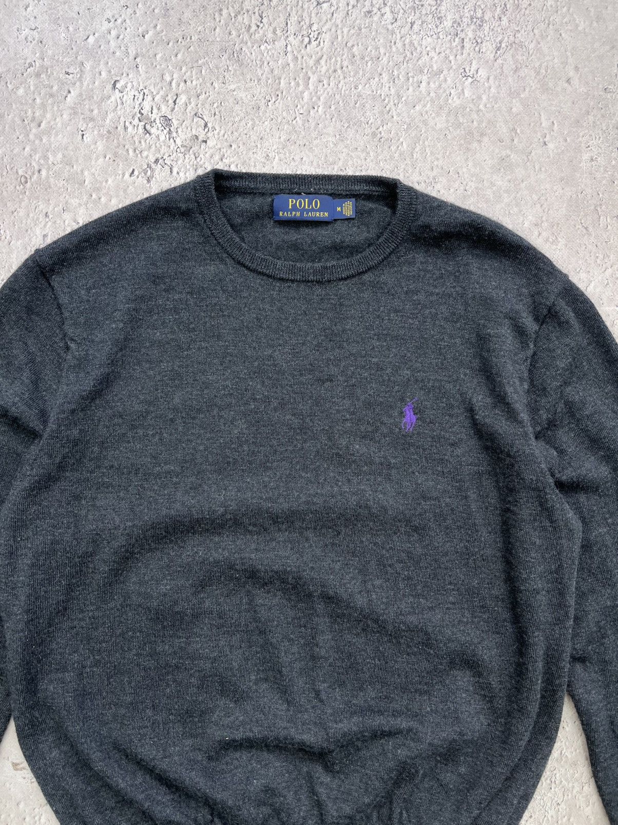 Polo Ralph Lauren × Vintage POLO RALPH LAUREN OLD MONEY KNITTED WOOL SWEATER CREWNECK Size US M / EU 48-50 / 2 - 2 Thumbnail
