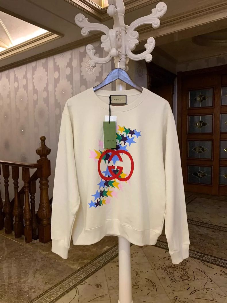 Gucci Gucci Sweatshirt with Colorful Star Design - dmc Size US XS / EU 42 / 0 - 1 Thumbnail