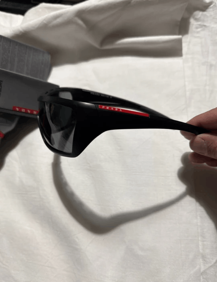 Prada PRADA Sunglasses Sport Symbol Wrap Shield Mask RI875 Size ONE SIZE - 5 Thumbnail
