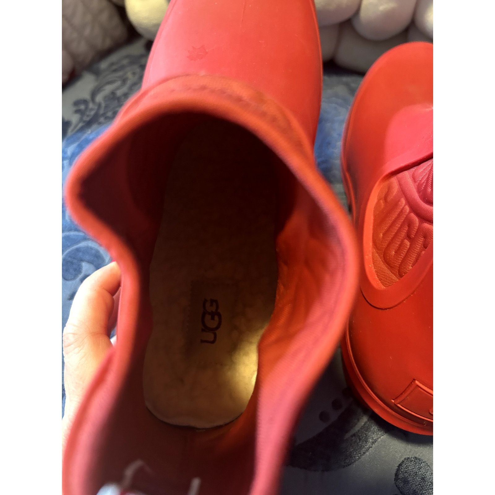 Ugg UGG Red Chelsea Rubber Rain Boots size 8/EU 39 Size US 8 / IT 38 - 6 Thumbnail