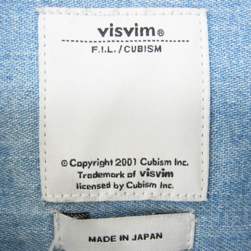 Visvim VISVIM VISVIM 13SS SOCIAL SCULPTURE SHIRT L/S denim western Size US S / EU 44-46 / 1 - 4 Thumbnail