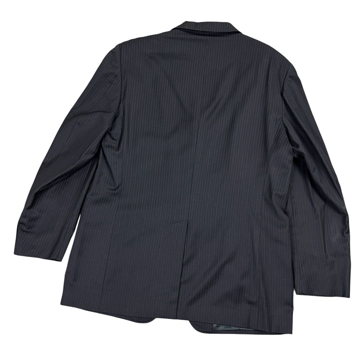 Alexander McQueen Vintage Alexander McQueen Men’s Suit Pinstripe 100% Wool Size 46R - 9 Thumbnail