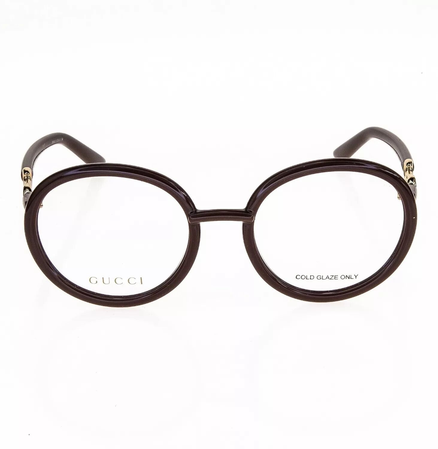 Gucci GUCCI Horsebit 0891 Brown Round Retro Eyeglasses GG0891O 002 Size ONE SIZE - 8 Thumbnail