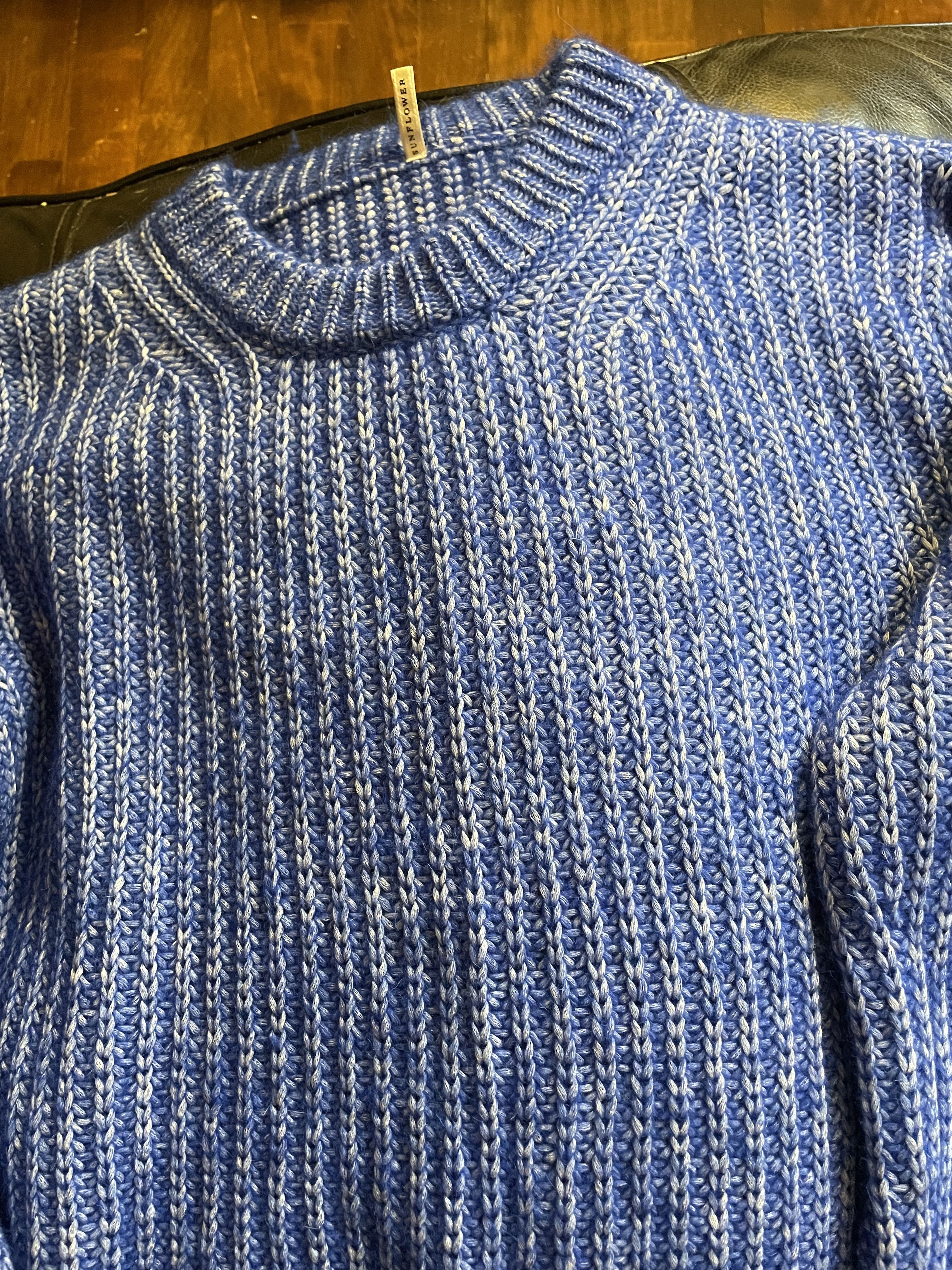 Sunflower Cotton Alpaca Wool Sweater - heavy Size US XL / EU 56 / 4 - 2 Thumbnail