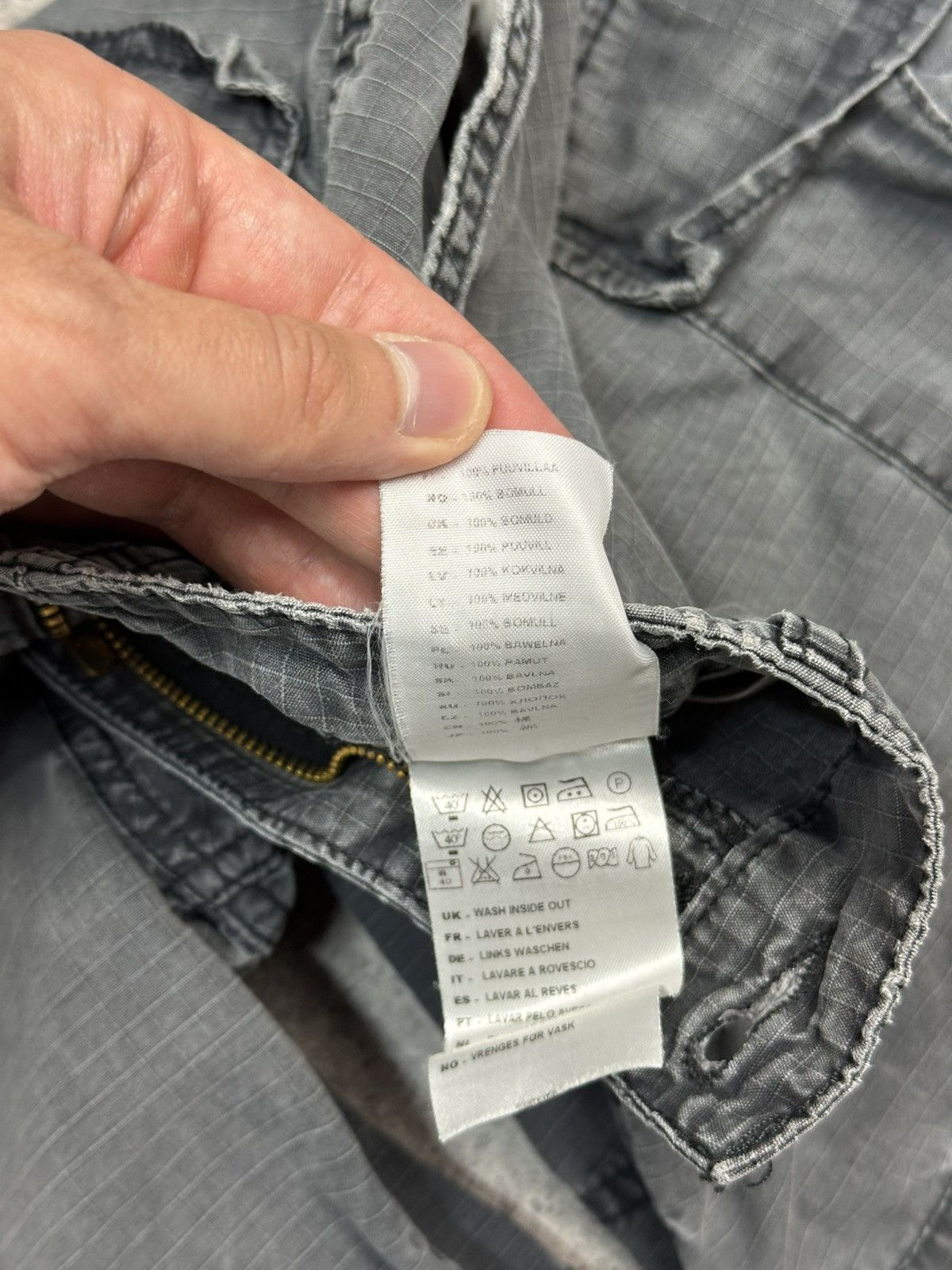 Carhartt Vintage Carhartt Cargo Pants Distressed Y2K Faded Gray Size US 30 / EU 46 - 13 Thumbnail