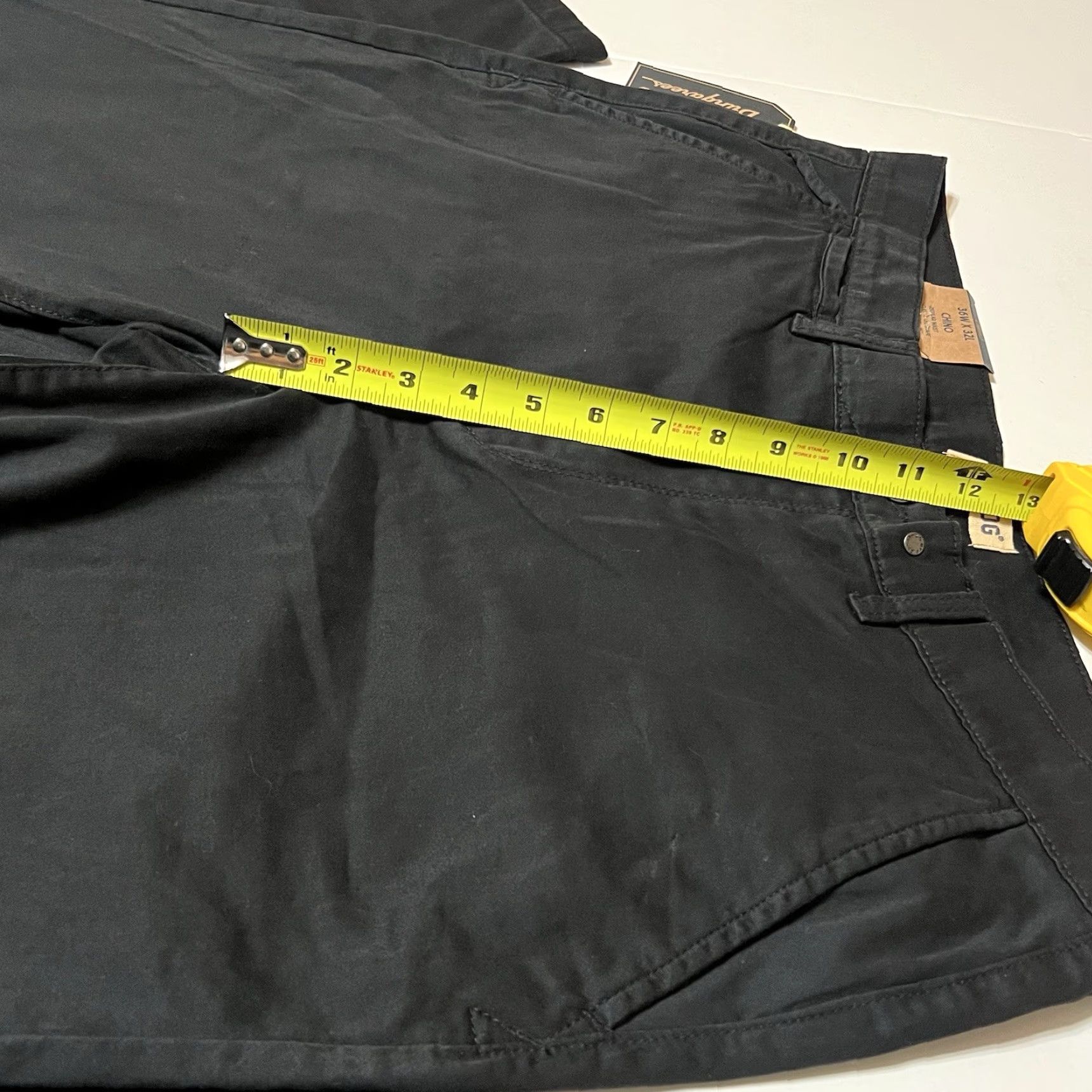 Vintage DEVIL-DOG Dungarees Chino Pants Mens 36x32 36x31 Black NWT Vintage? Military Logo 5-Pocket Straight Front Classic Fit Clothing Size US 36 / EU 52 - 4 Thumbnail