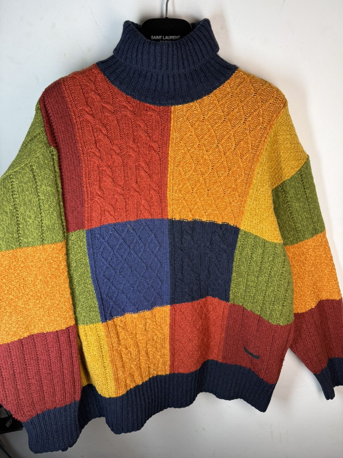 Yves Saint Laurent 🇮🇹Wool YSL Sweater Soft Knitted YSL Turtleneck Knit Size US L / EU 52-54 / 3 - 2 Thumbnail