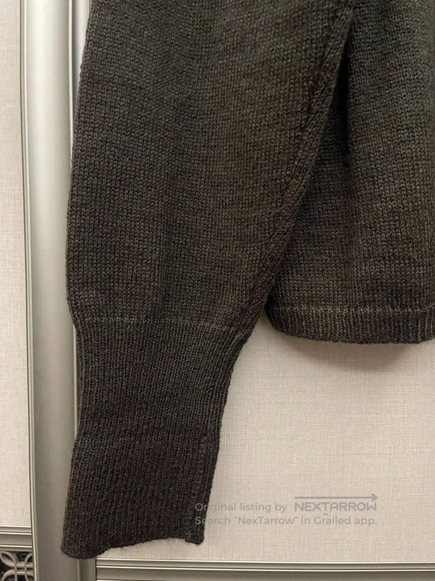 ERL Brown Graphic Knit Sweater with Logo and Text. Size US L / EU 52-54 / 3 - 6 Thumbnail