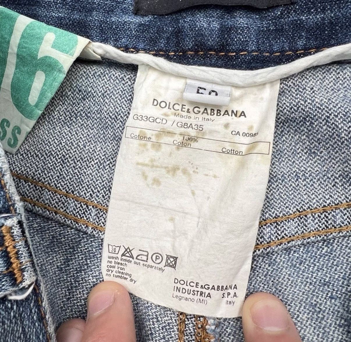 Dolce & Gabbana Dolce & Gabbana Double-Zip Washed Distressed Denim Jeans Size US 34 / EU 50 - 6 Thumbnail