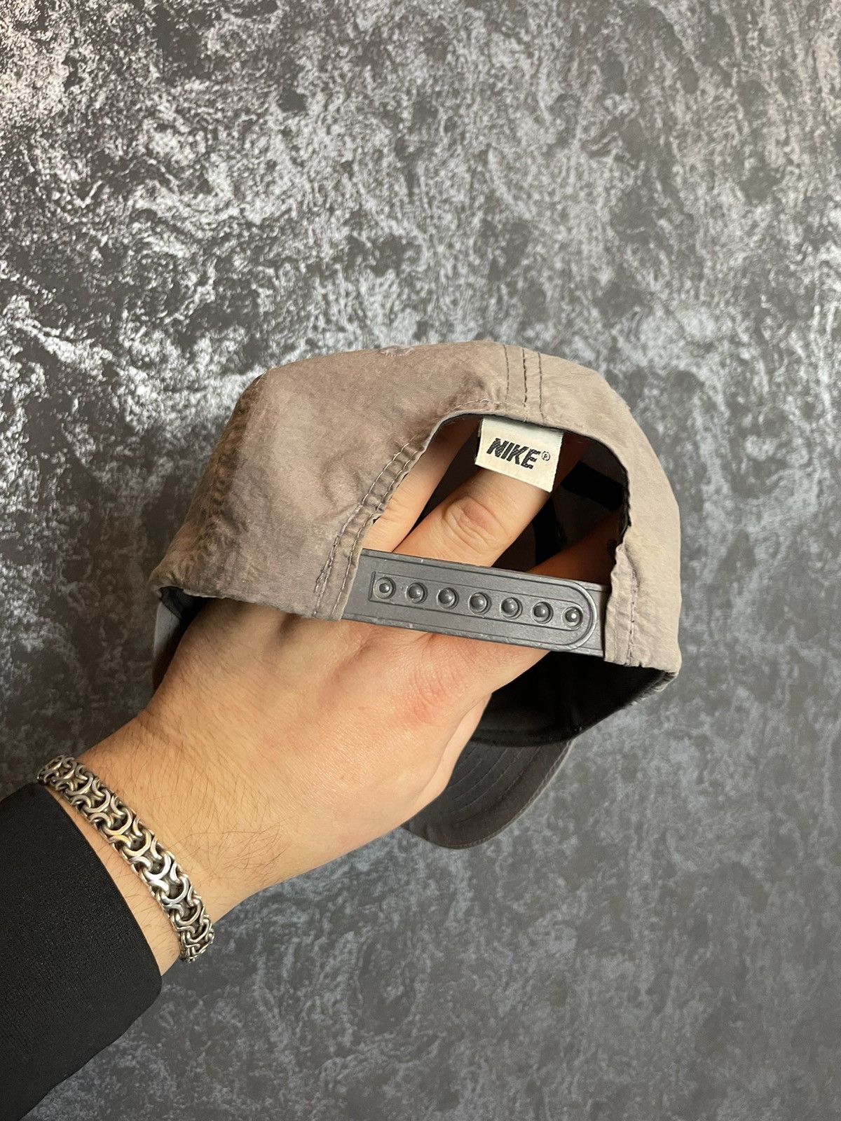 Nike × Vintage NIKE VINTAGE RARE cap 1990S beanie swoosh big logo Size ONE SIZE - 4 Thumbnail