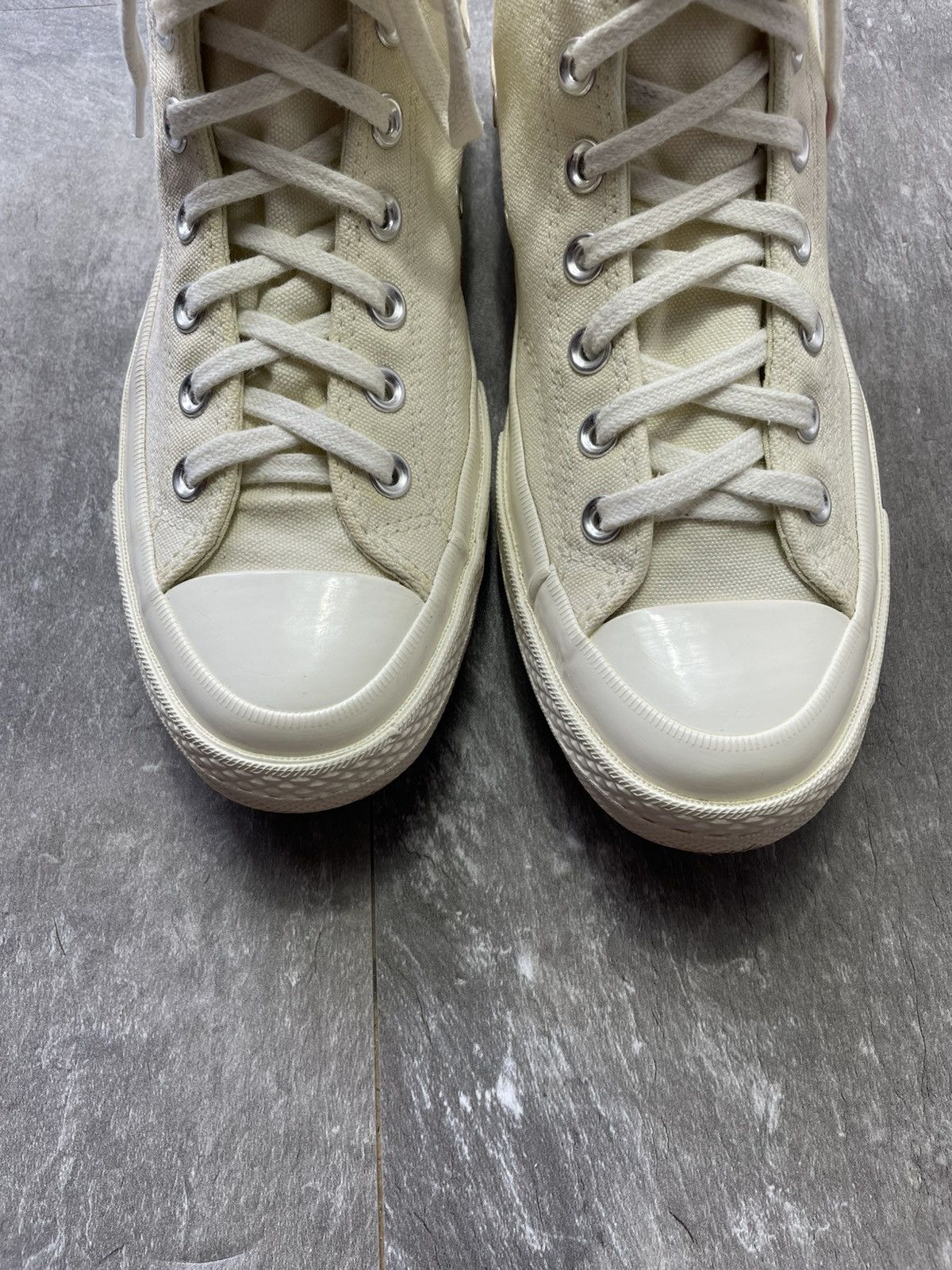 Comme des Garcons PLAY × Converse Comme Des Garçons x Converse High Top CDG Sneakers Shoes Size US 7.5 / EU 40-41 - 5 Thumbnail