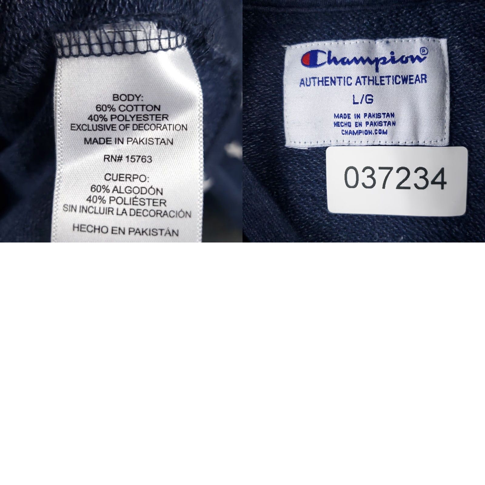 Champion Champion Ladies Pullover Sweater Womens Large Blue Size L / US 10 / IT 46 - 8 Thumbnail