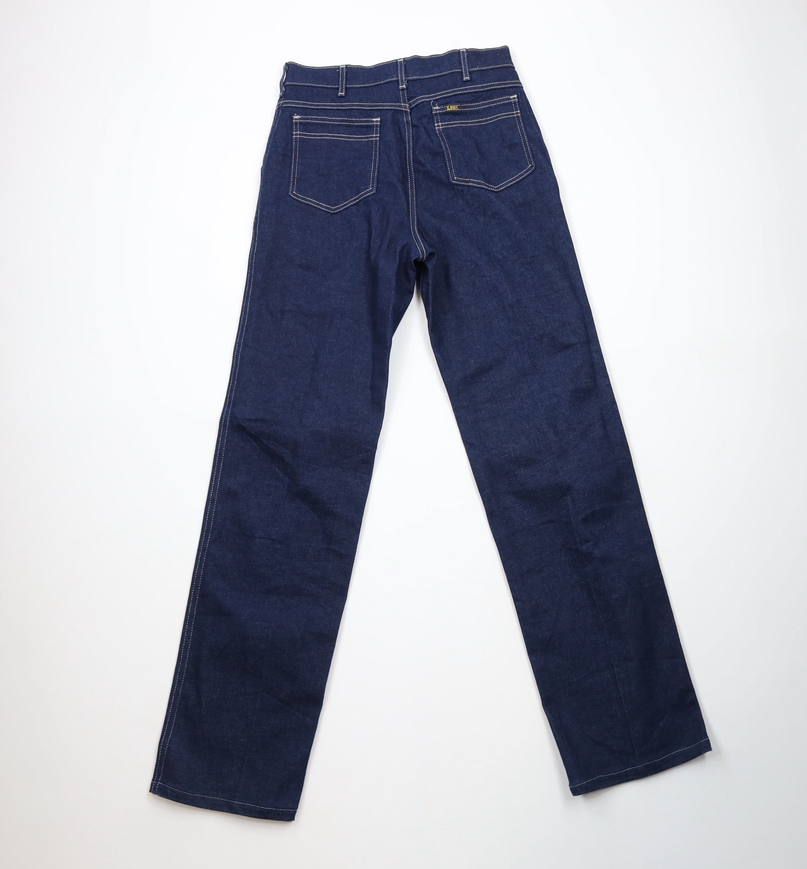 Lee × Vintage Vintage 80s 90s Lee Straight Leg Denim Jeans Indigo Blue USA Size US 30 / EU 46 - 9 Thumbnail