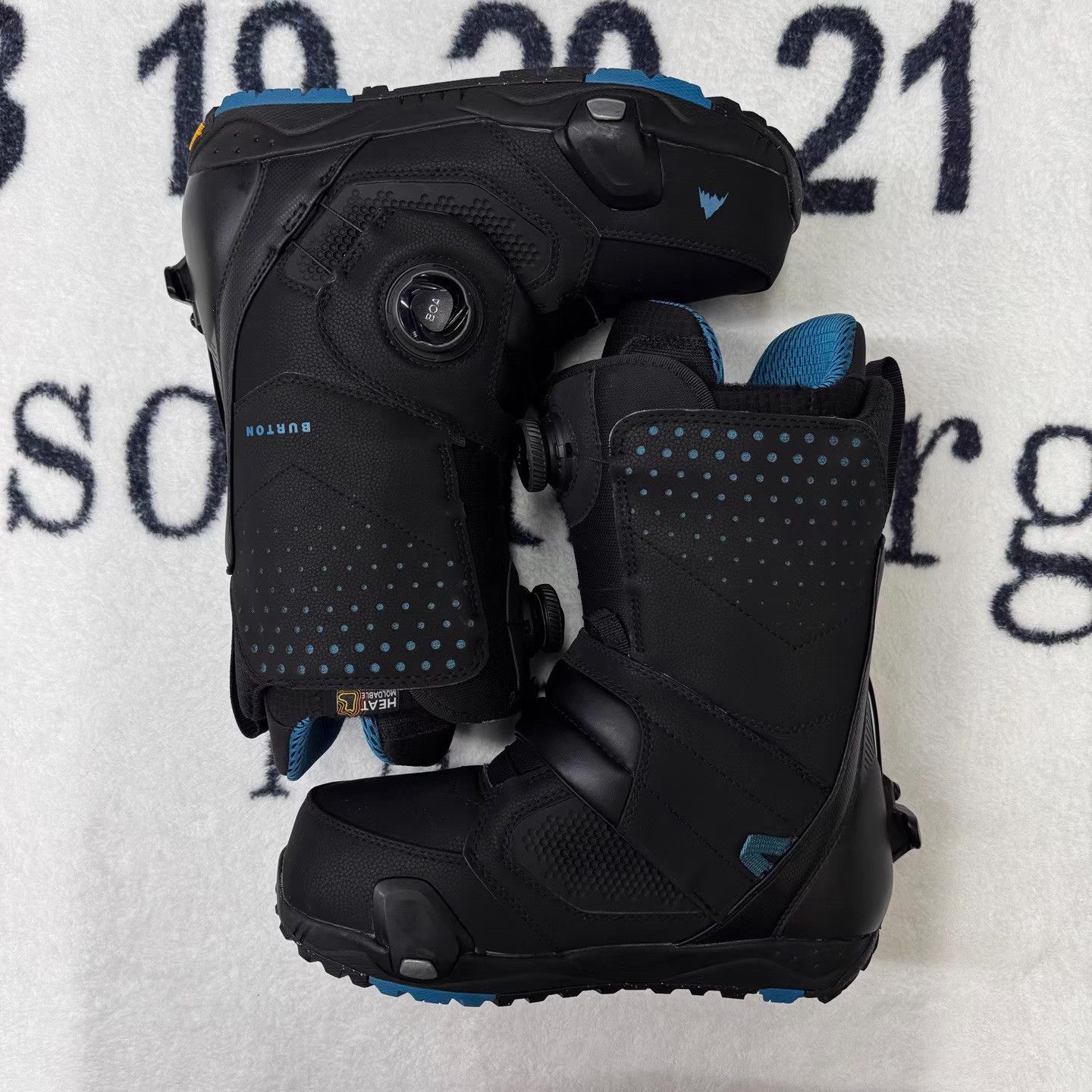 Burton Burton Black & Blue Step On Snowboard Boots Q10 Size US 8.5 / EU 41-42 - 2 Thumbnail