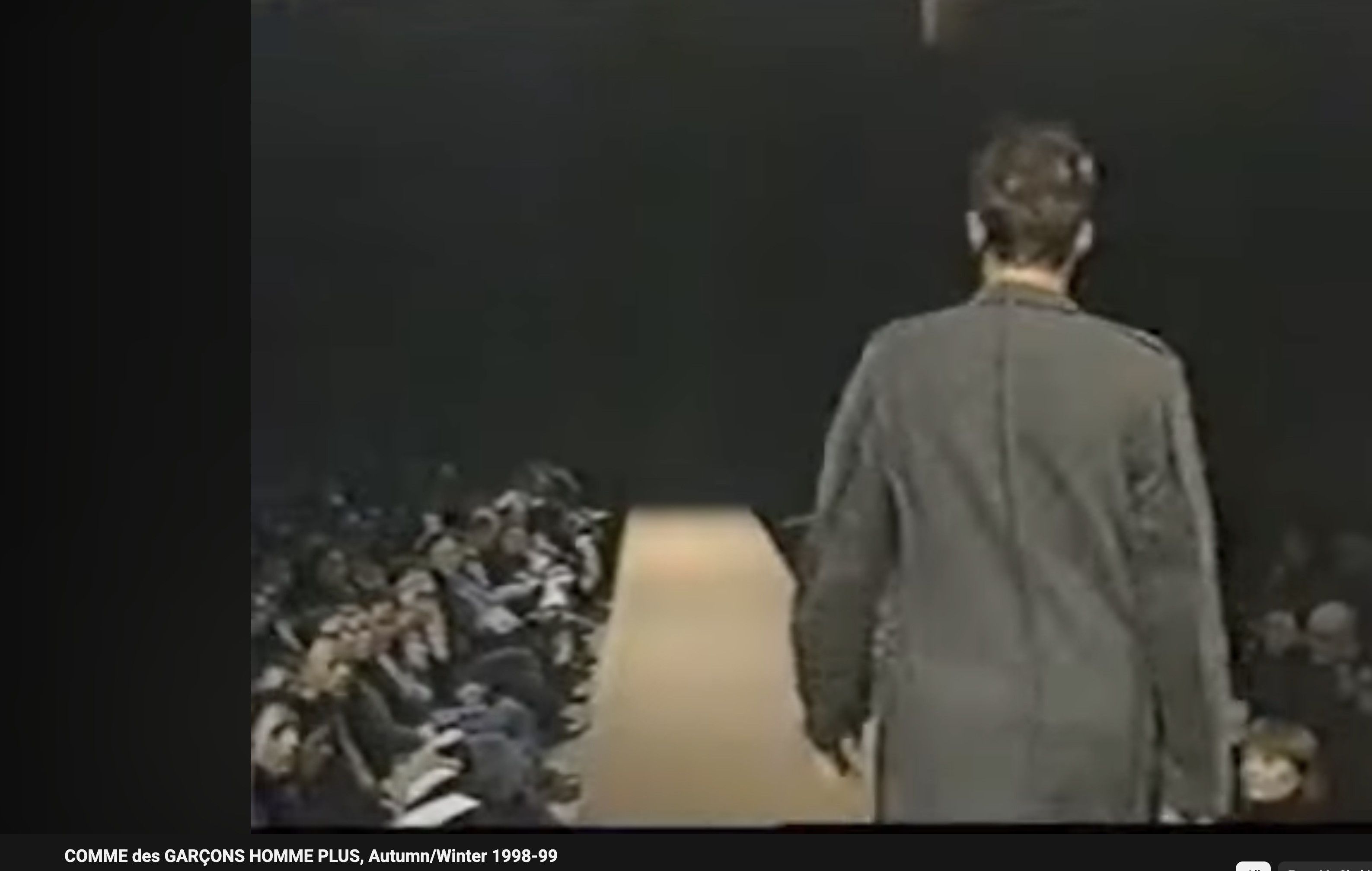Comme des Garcons Homme Plus AW1998 Back Detail Wool Overcoat Coat Size US M / EU 48-50 / 2 - 1 Thumbnail
