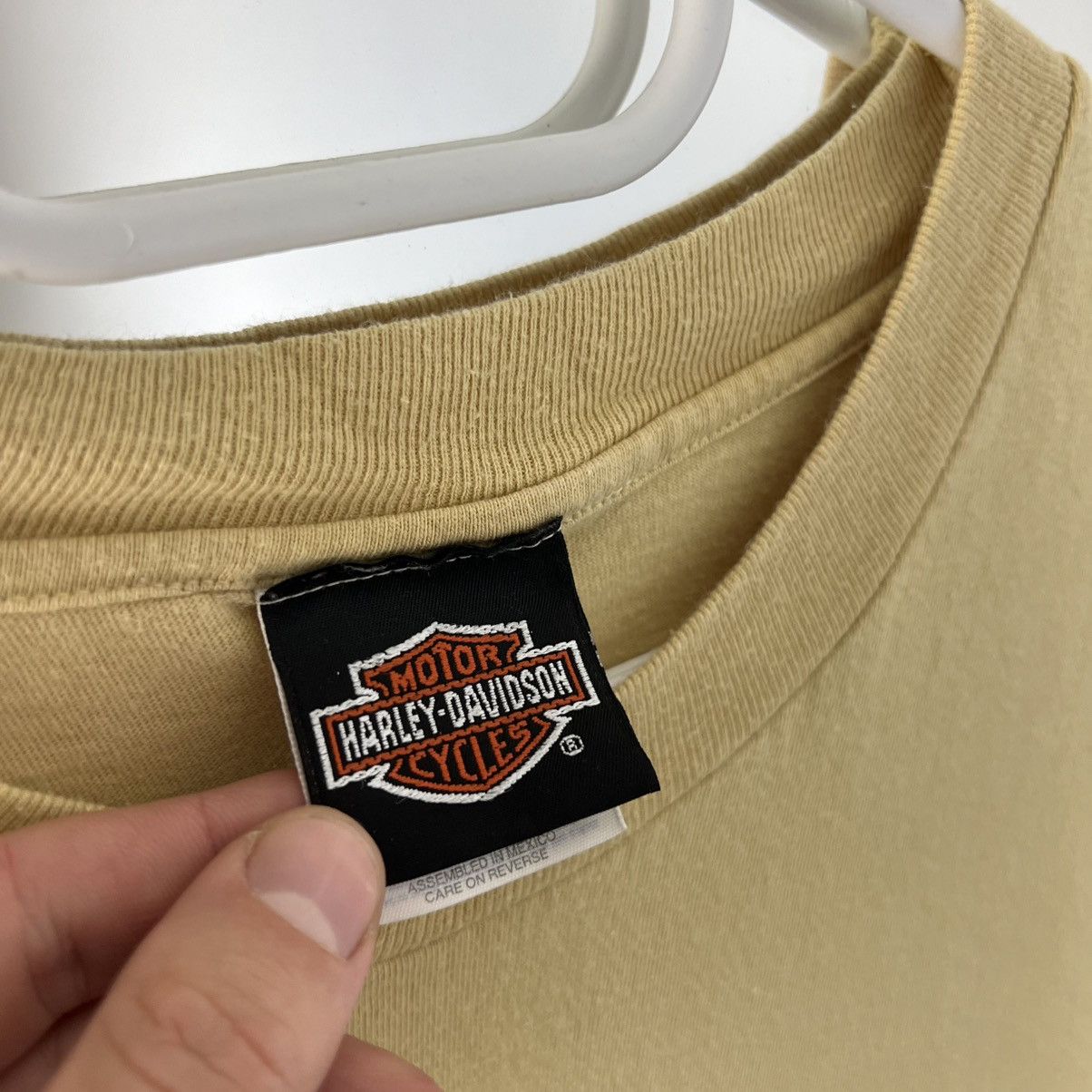 Harley Davidson Vintage 1996 Harley Davidson Made in USA Big Logo T-Shirt Size US XL / EU 56 / 4 - 7 Thumbnail