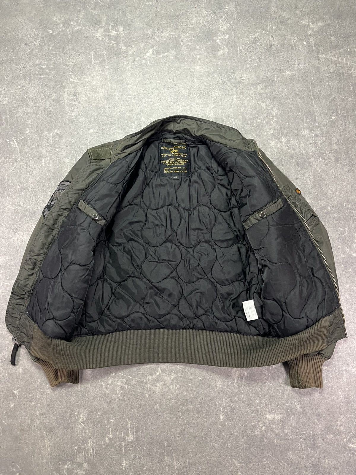 Alpha Industries Alpha Industries Engine Multipocket Rare Bomber Jacket L Size US L / EU 52-54 / 3 - 13 Thumbnail