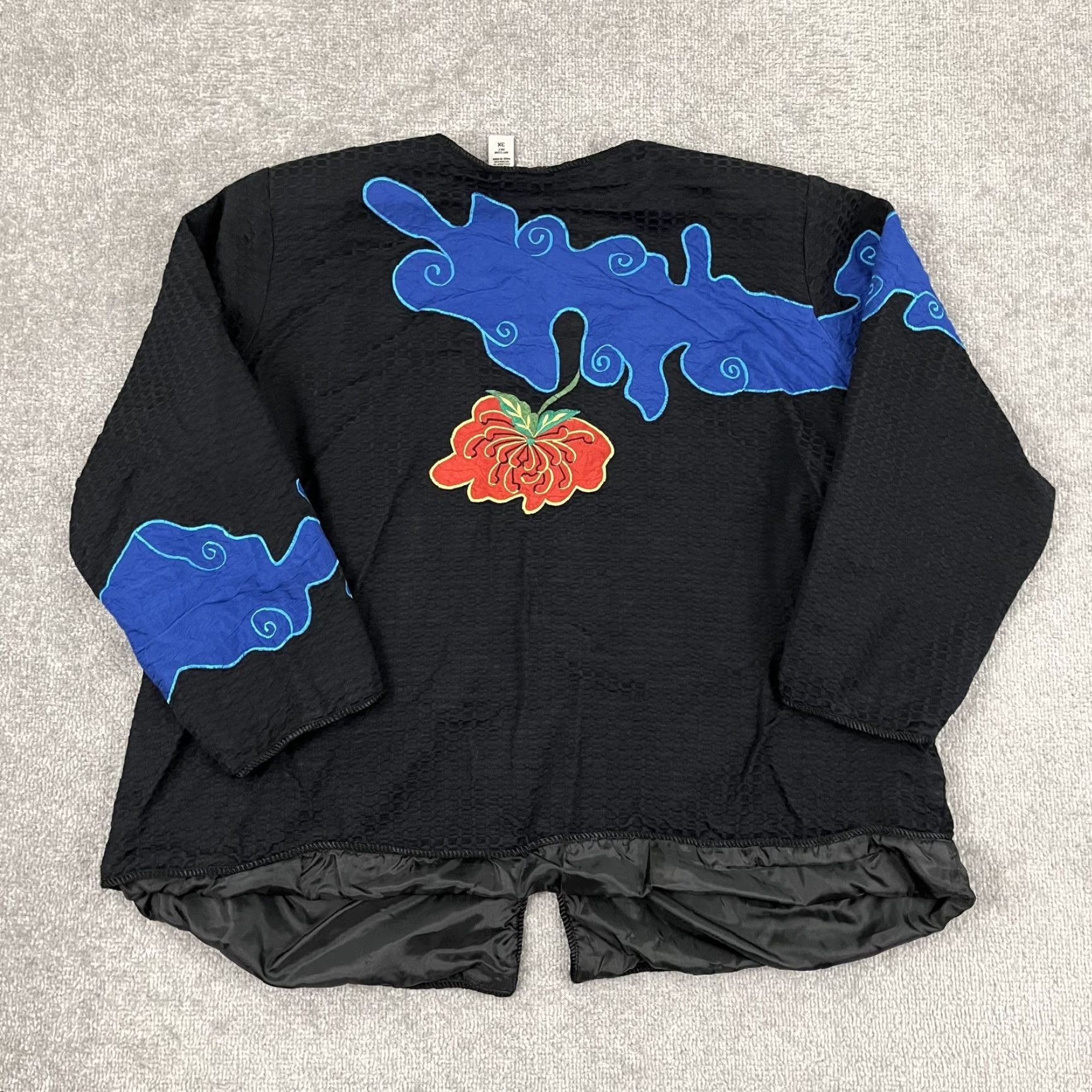 Vintage Maggie Barnes Jacket Womens 3X Size Embroidered Bird Floral Art to Wear Asian Size XXL / US 16-18 / IT 52-54 - 6 Thumbnail