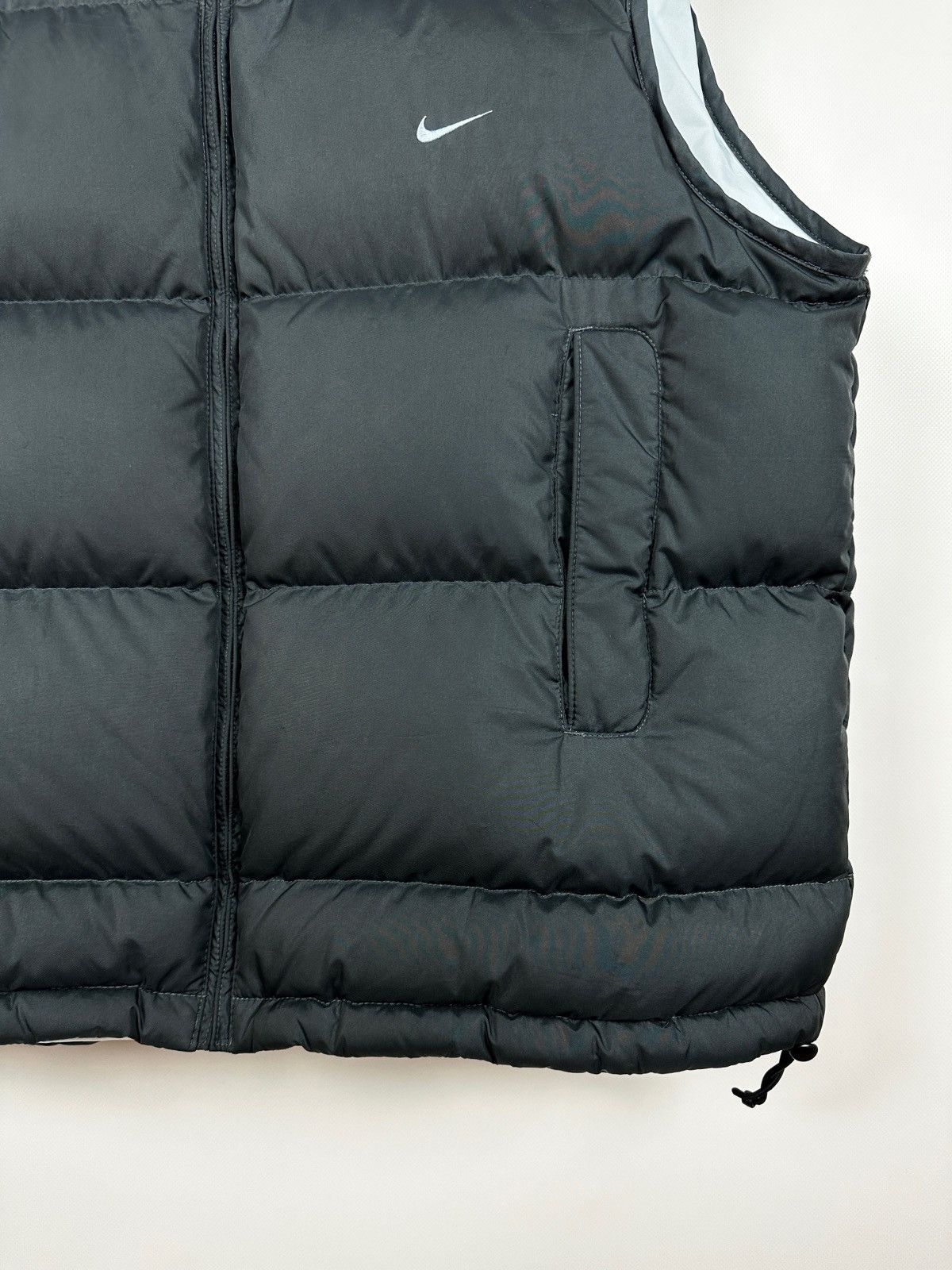 Nike 00s Vintage Nike Grey Down Puffer Vest Size US XL / EU 56 / 4 - 14 Thumbnail