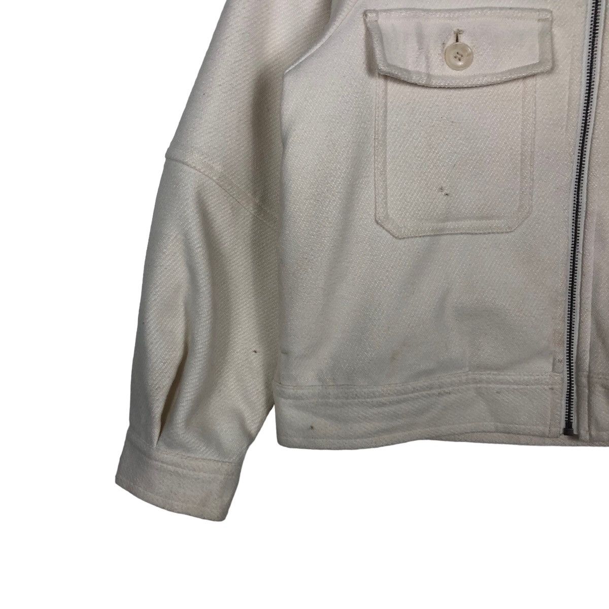 Japanese Brand 🔥Vintage Cropped Wool Jacket Cargo Gu Japan Issey Miyake Size US S / EU 44-46 / 1 - 4 Thumbnail