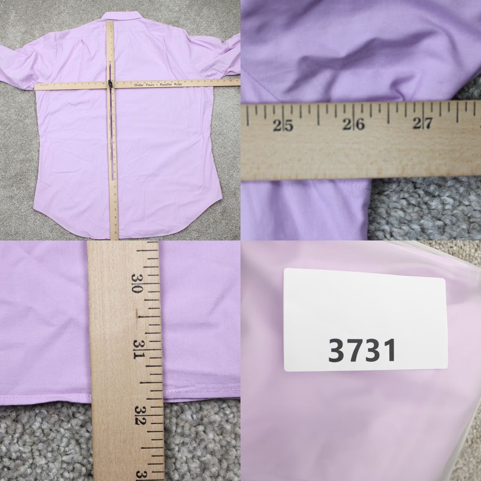 Polo Ralph Lauren Polo Ralph Lauren Shirt Mens 16 1/2, 36/37 Purple Currum 100% Cotton Long Sleeve - Sale Size US XL / EU 56 / 4 - 8 Thumbnail