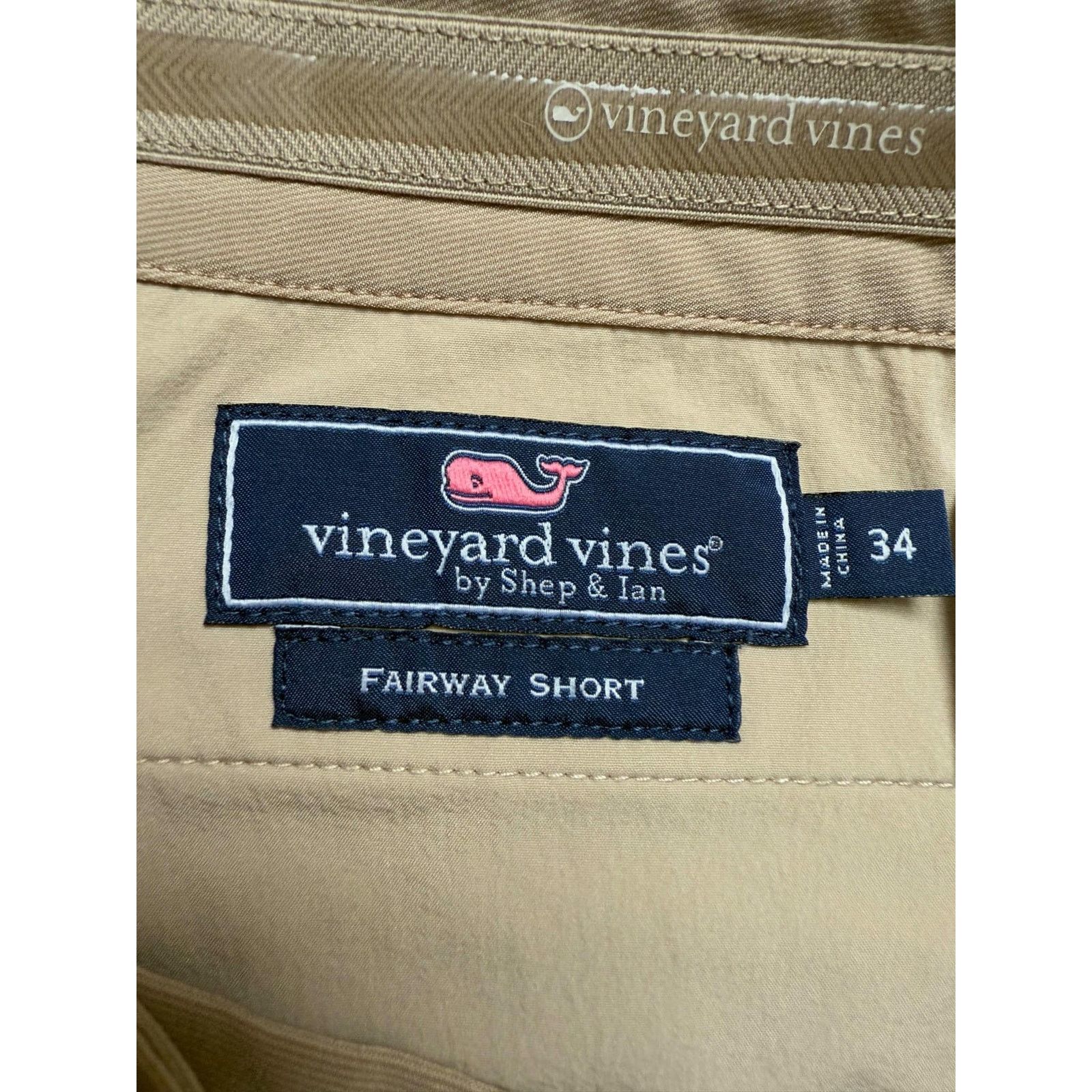 Vineyard Vines Vineyard Vines by Shep & Ian Fairway Chino Short Beige 34 Size US 34 / EU 50 - 3 Thumbnail