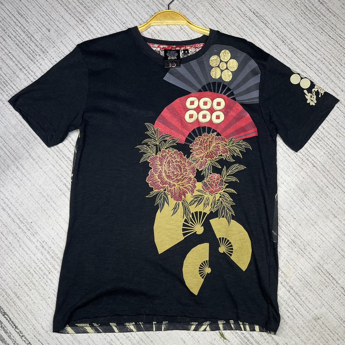 Bullet Noise × Japanese Brand × Vintage Vintage Bullet Noise Samurai Mega Print Size US S / EU 44-46 / 1 - 4 Thumbnail
