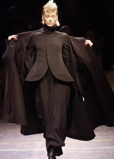 Yohji Yamamoto 2004AW Asymmetrical Stand Collar Jacket Size L / US 10 / IT 46 - 2 Thumbnail