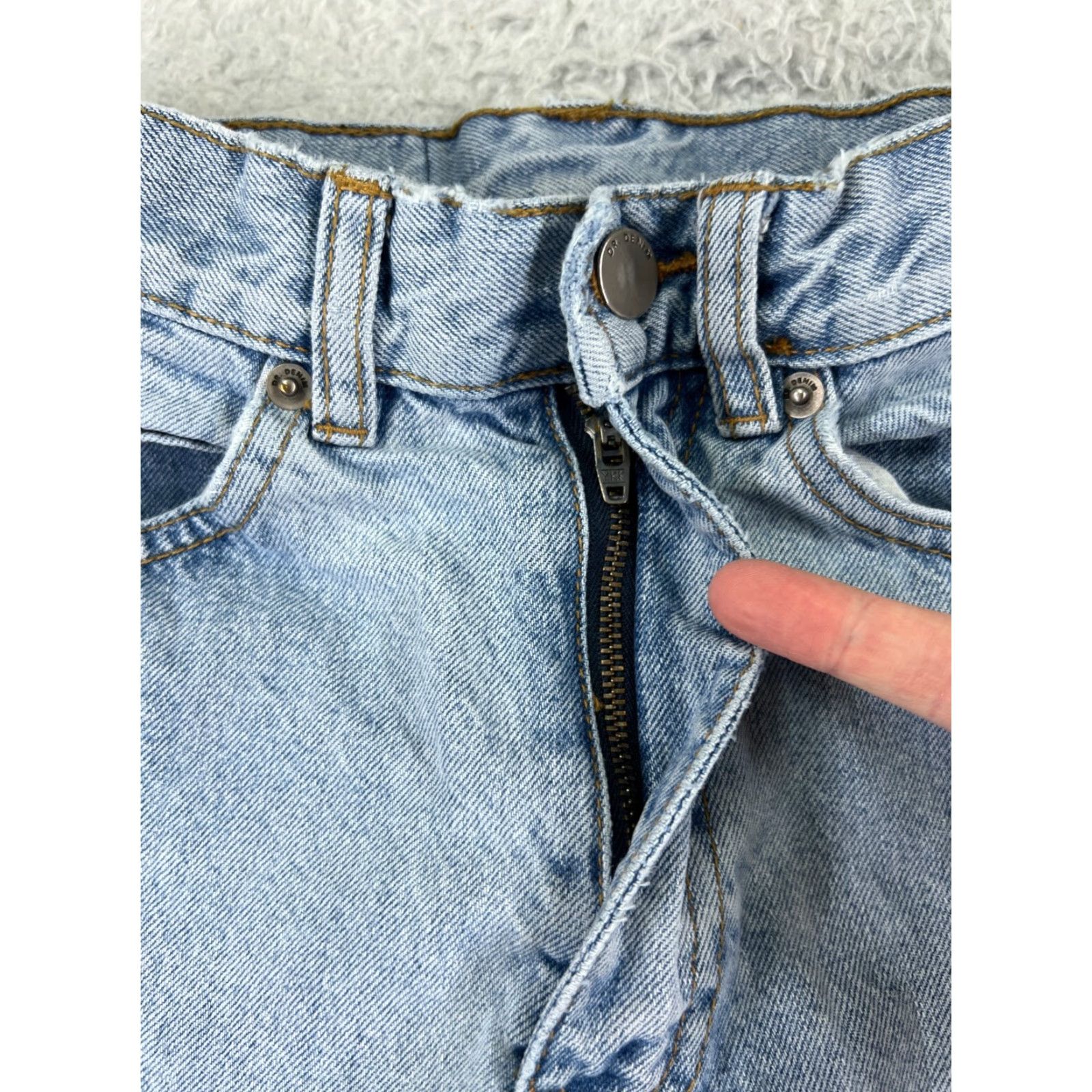 Dr. Denim Dr. Denim Jeans Womens 24 Blue Light Wash High Rise 90s Nora Retro 21x25 Size 42" / US 20 - 5 Thumbnail