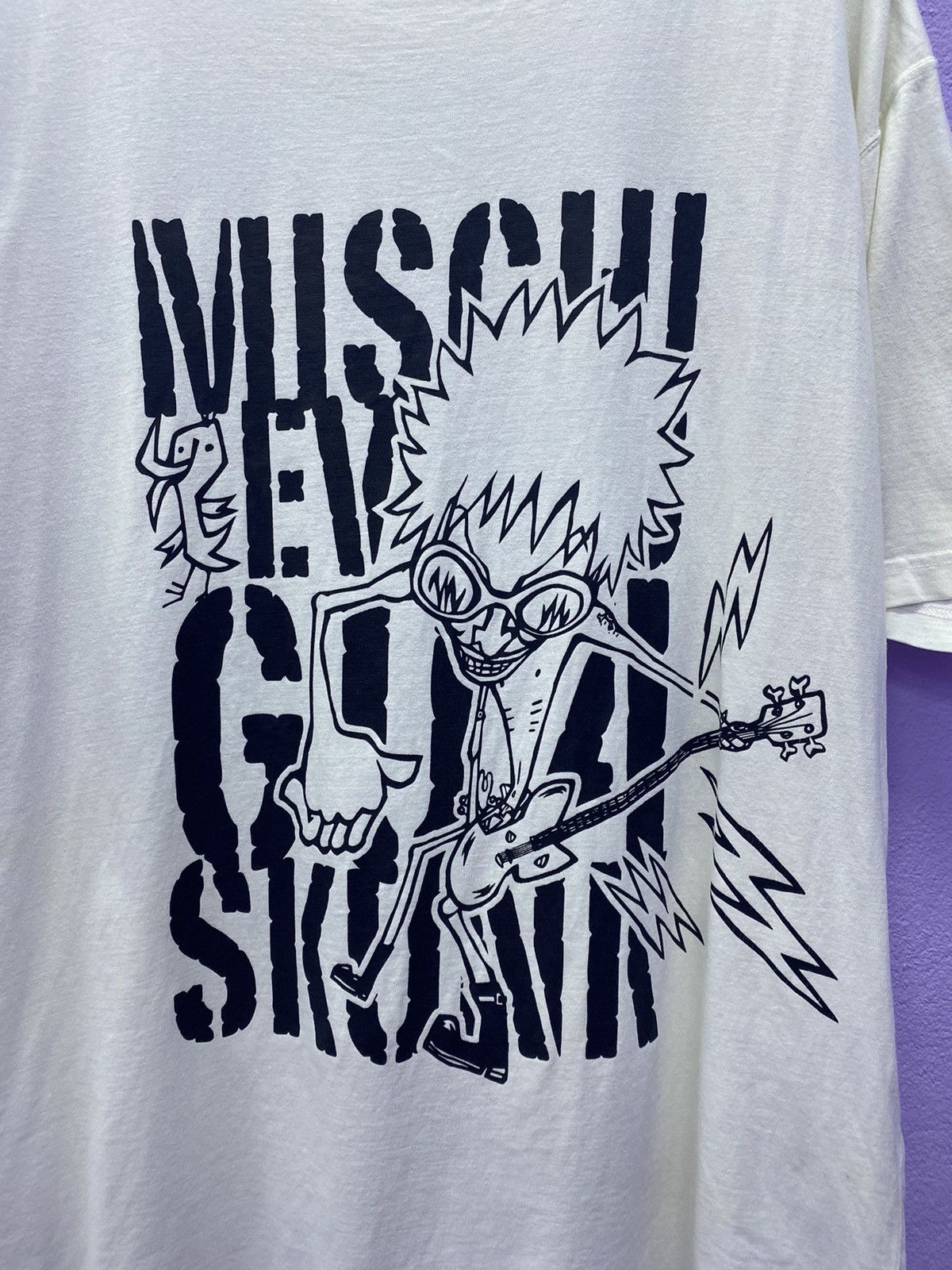 Cartoon Network × Japanese Brand Vintage Mischievous Skunk Rockk Music Tshirt 3XL Size US XXL / EU 58 / 5 - 2 Thumbnail