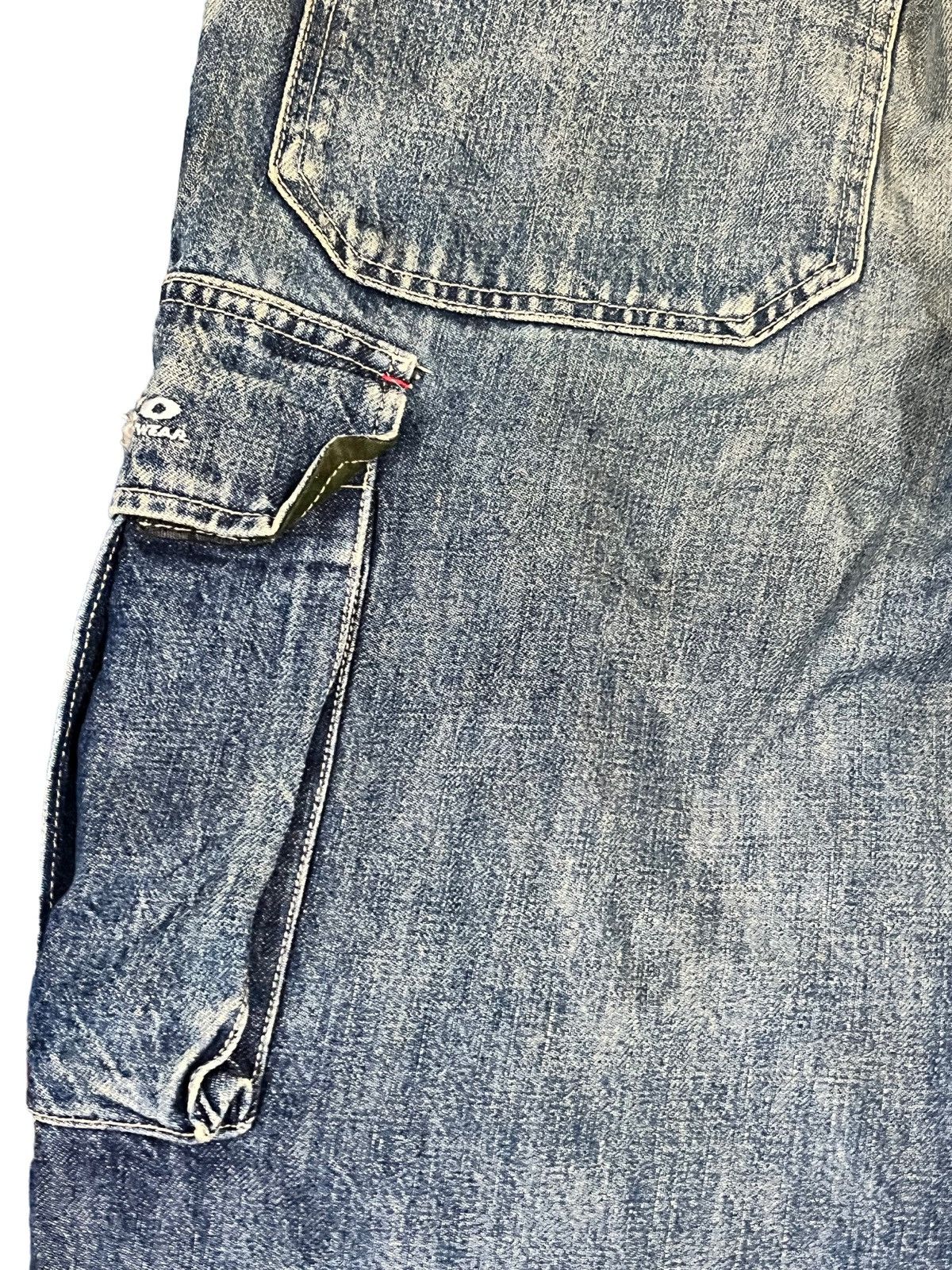 JNCO Vintage Piko Mudwash Baggy Cargo Jnco Style Denim Size US 33 - 6 Thumbnail