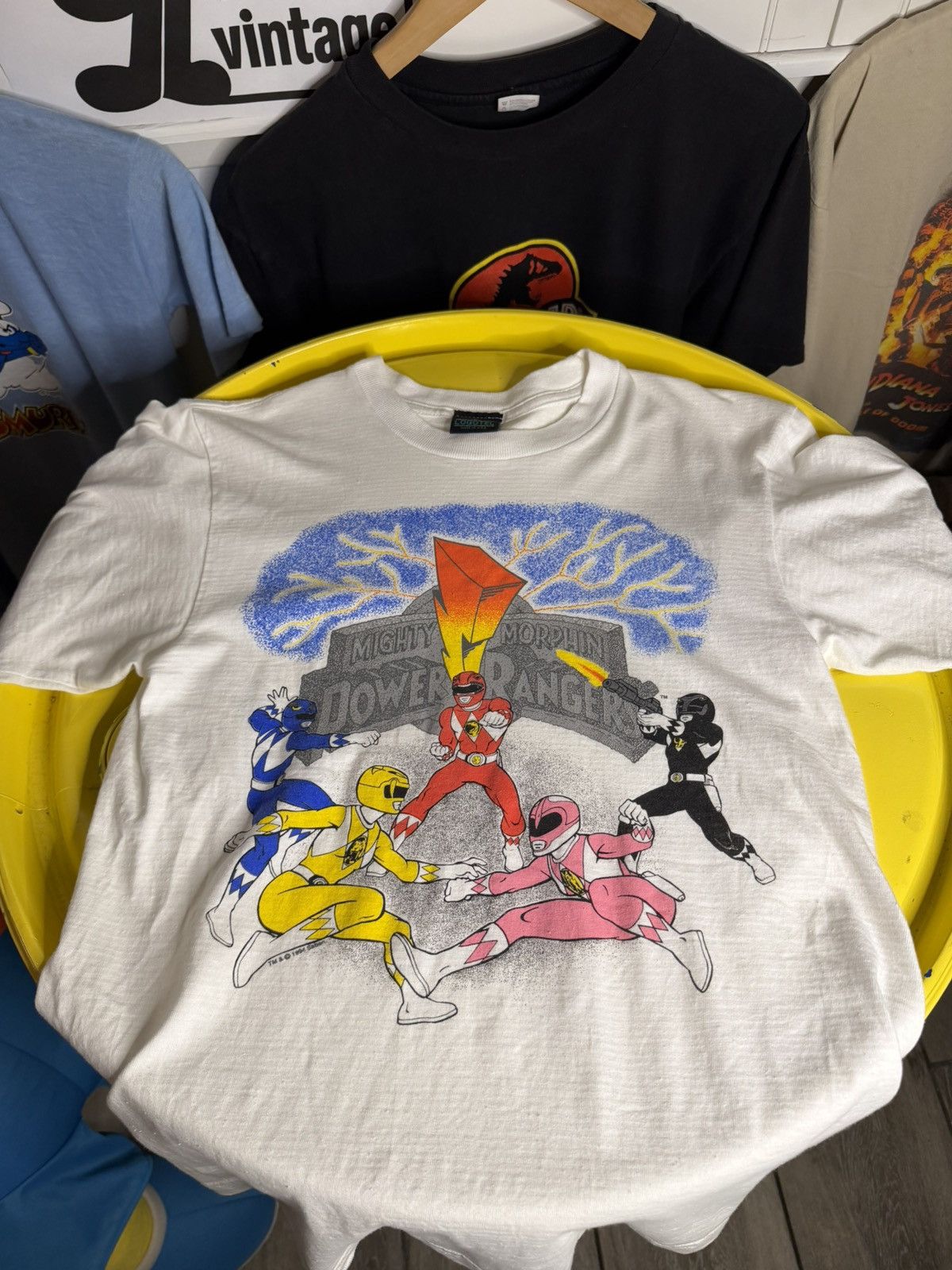 Vintage 1994 vintage Power Rangers T-shirt Size US S / EU 44-46 / 1 - 1 Thumbnail