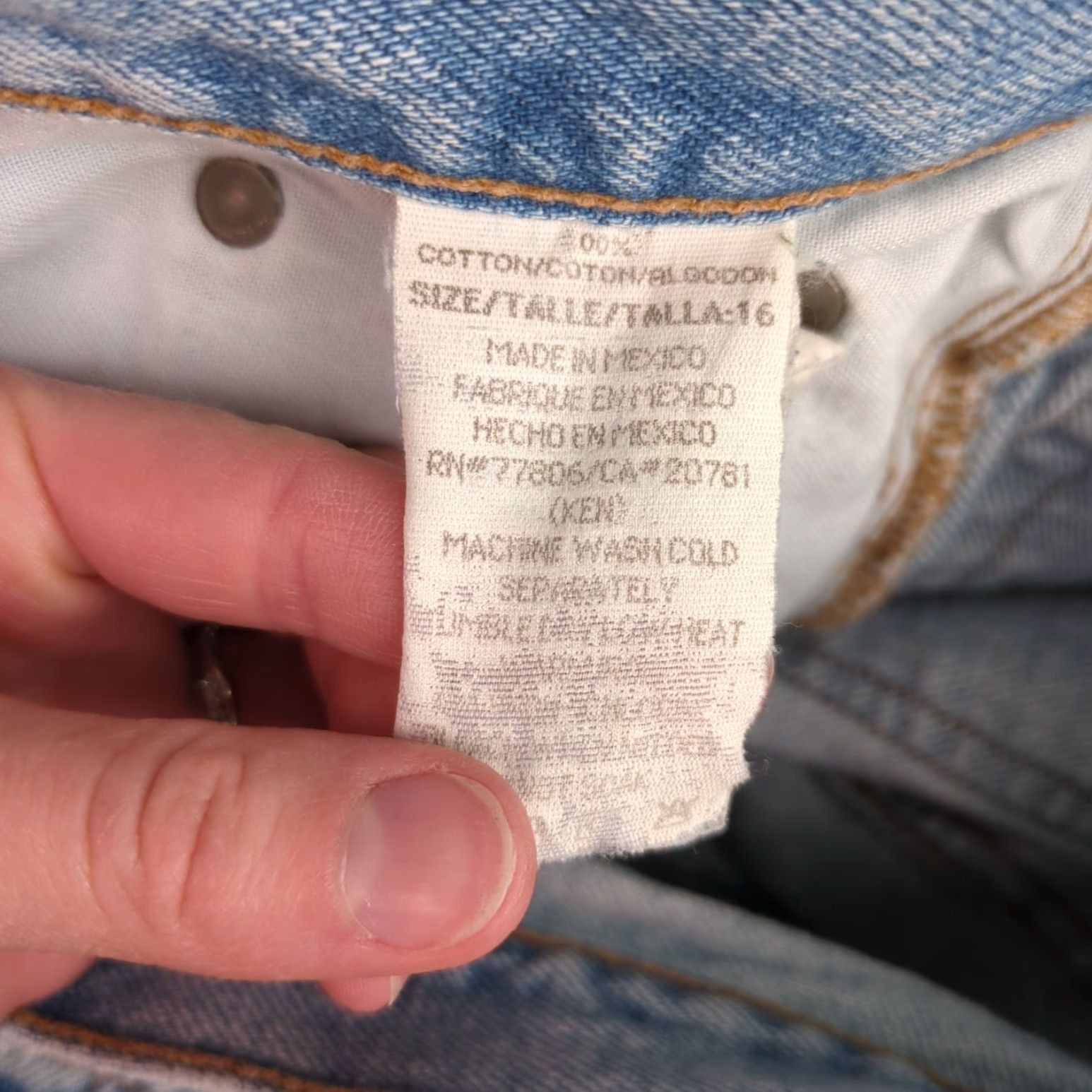 Tommy Hilfiger VTG Tommy Hilfiger Jeans Womens 16 Blue Perfect Jean Straight Mid-Rise Y2K - Tommy Hilfiger Jeans - Women - 16 - Denim - 5-Pocket - Blue - Vintage Size 38" / US 16 / IT 52 - 3 Thumbnail