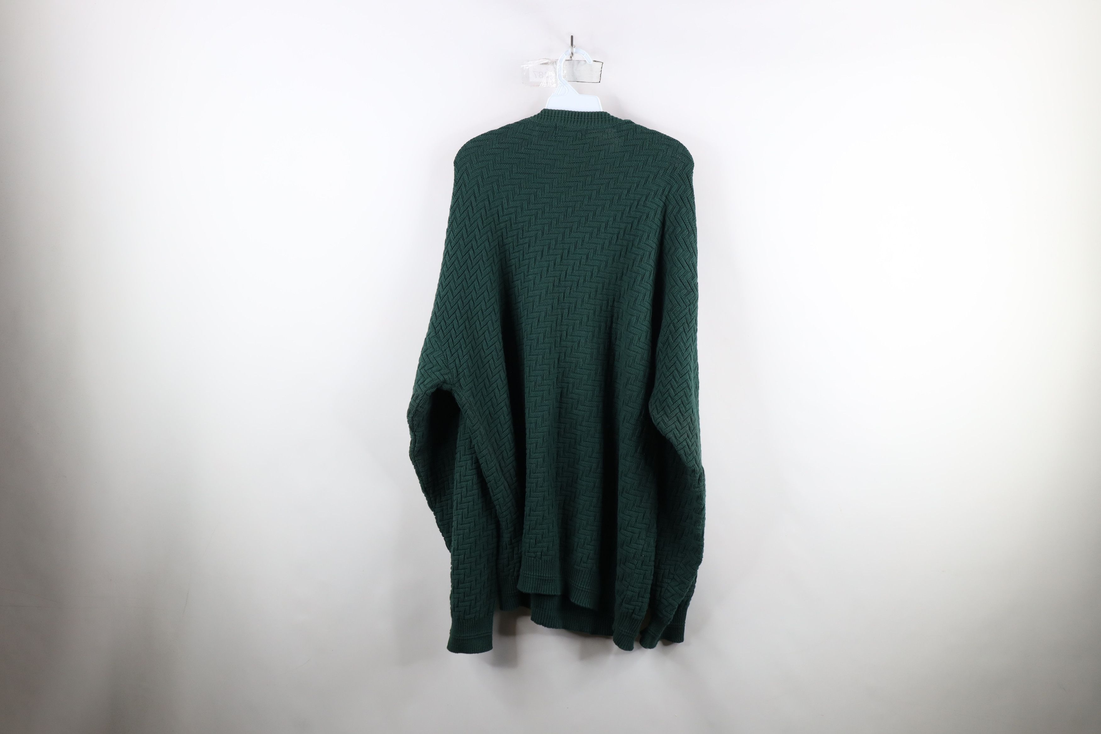 Vintage Vintage 90s Streetwear Zag Cotton Knit Crewneck Sweater USA Size US XXL / EU 58 / 5 - 6 Thumbnail