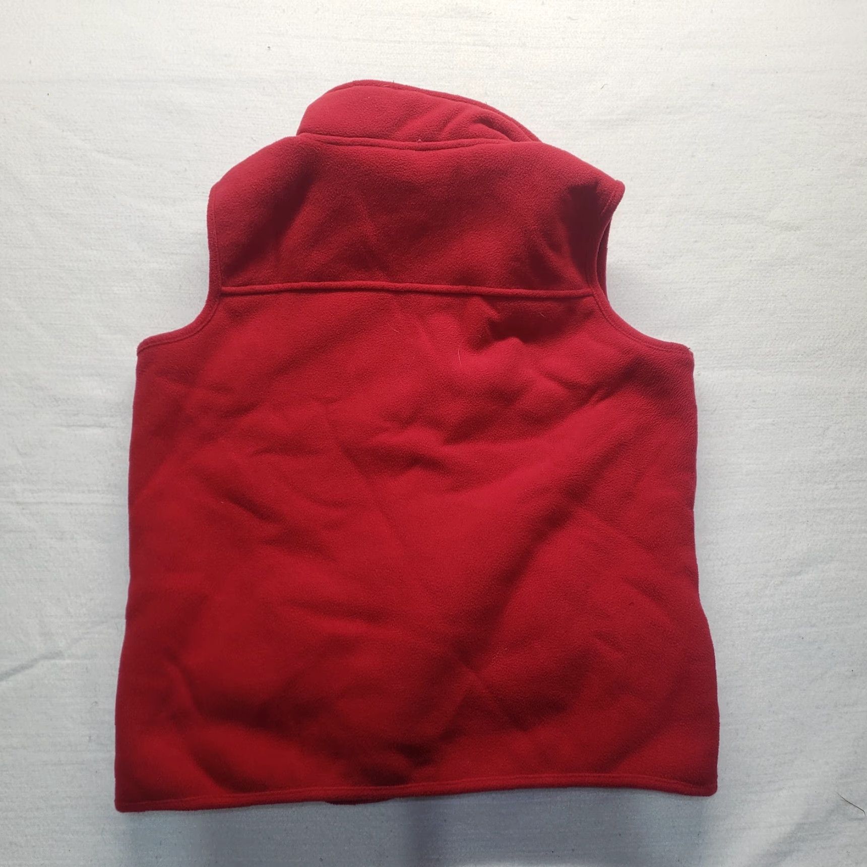 Vintage Jane Ashley Vest Womens PM Red Lightweight Fleece Zipper Petite Medium Sweater Size M / US 6-8 / IT 42-44 - 7 Thumbnail