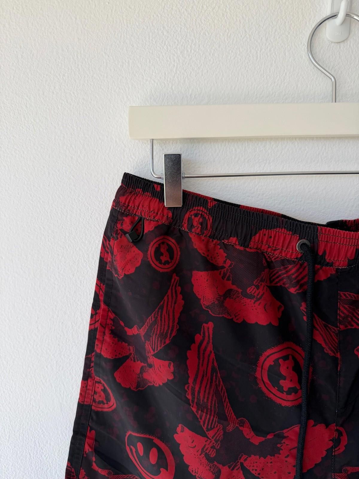 Ksubi new Ksubi mens boardshort shorts flight red black medium 32 Size US 32 / EU 48 - 2 Thumbnail