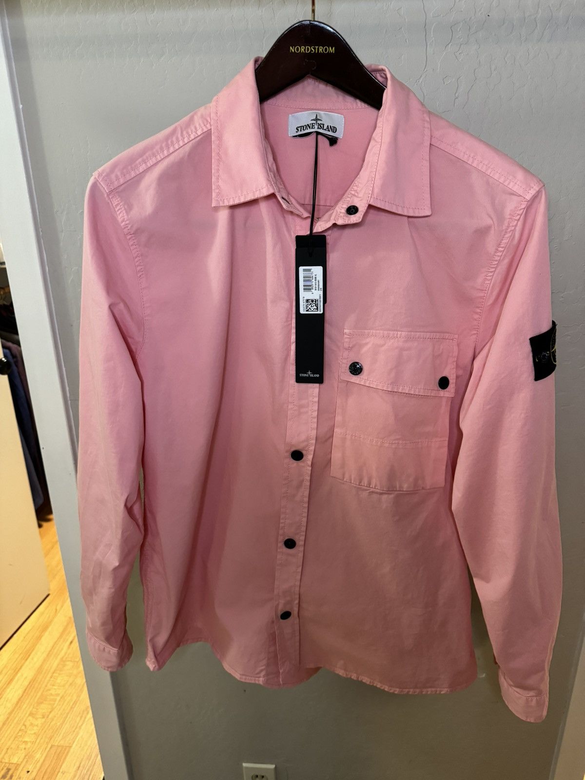 image of Stone Island Pink Overshirt XL !, Men's