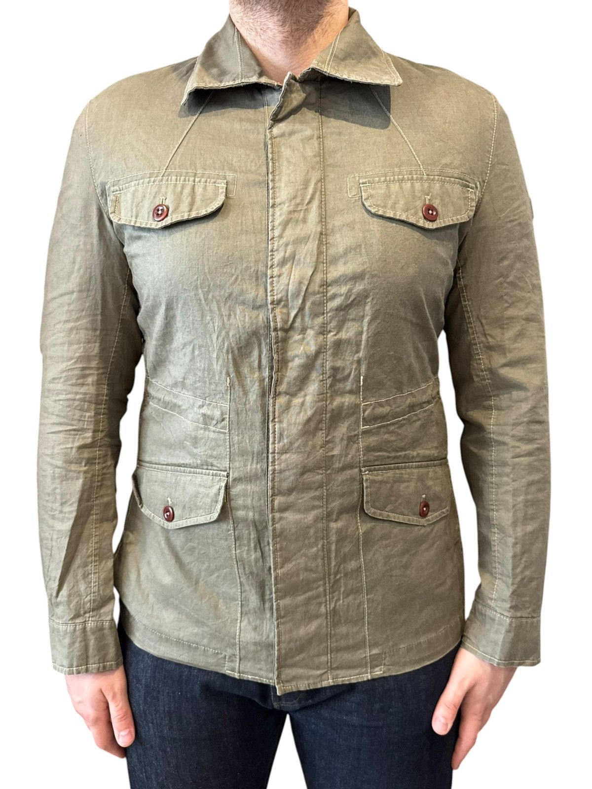 Hugo Boss Hugo Boss Orange Utility Khaki Military Jacket 50 Medium Size US M / EU 48-50 / 2 - 3 Thumbnail