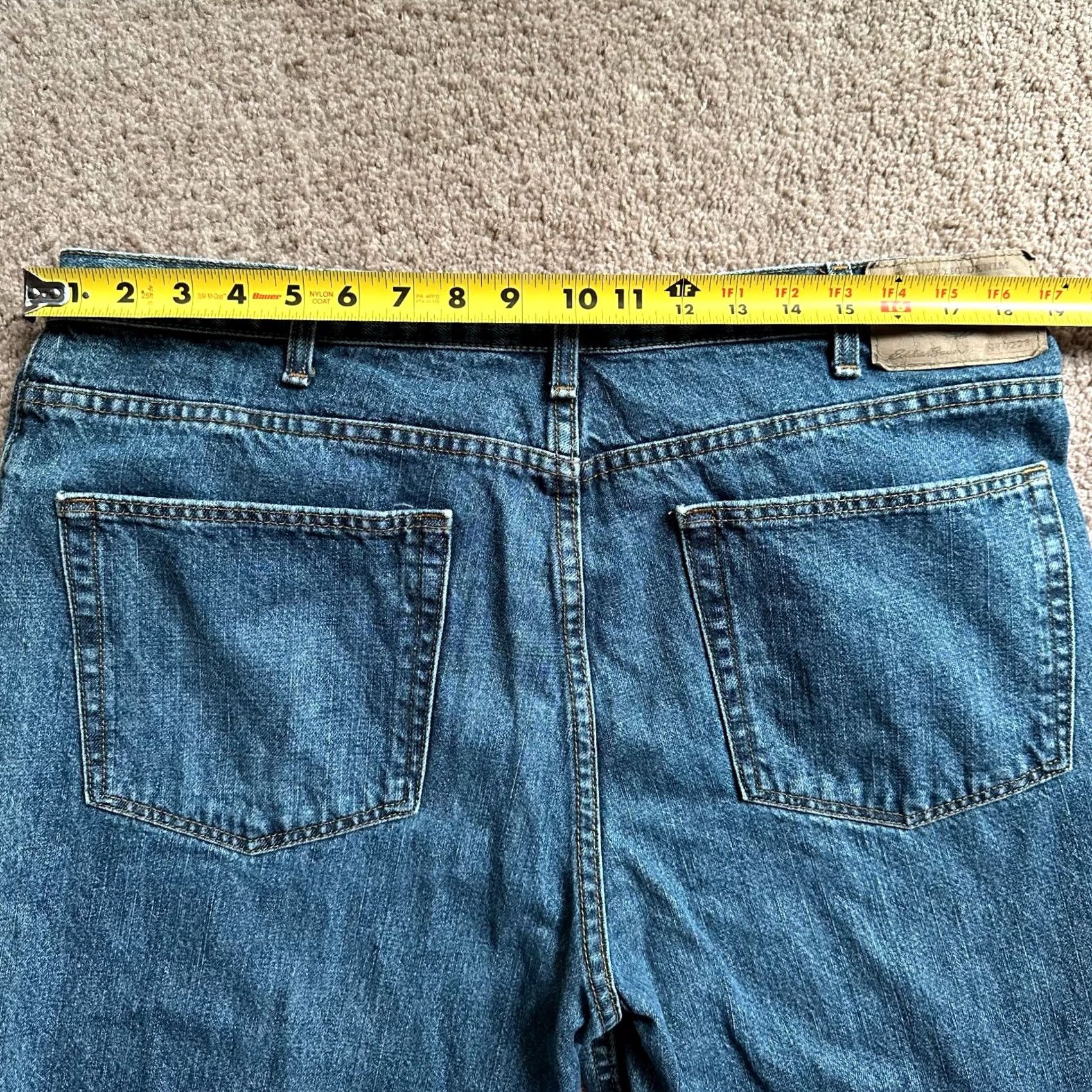 Eddie Bauer Eddie Bauer Mens Jeans 38x30 Straight Leg Mid Rise Blue Medium Wash Denim Size US 38 / EU 54 - 6 Thumbnail