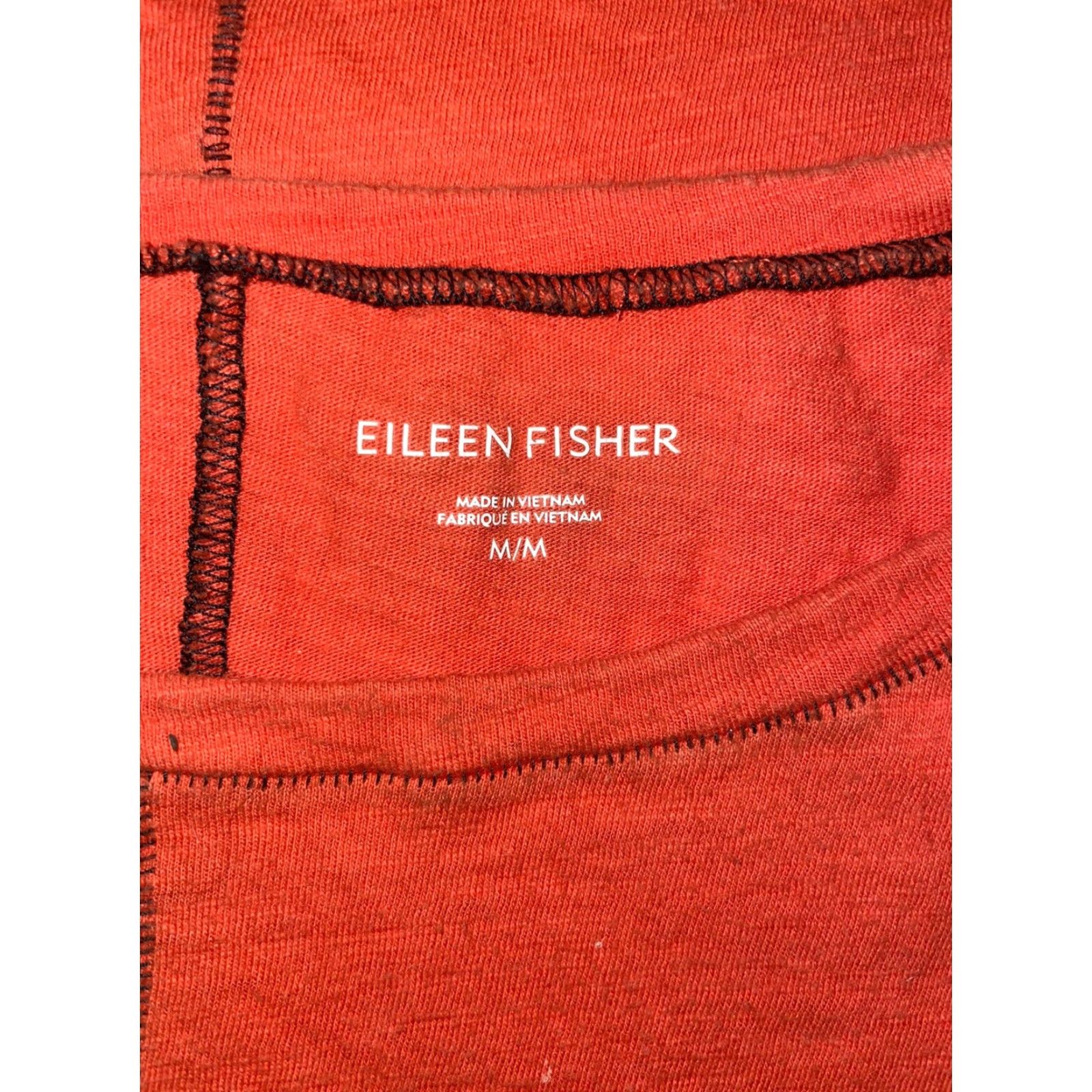 Eileen Fisher Eileen Fisher Shirt Womens M Orange T-Shirt Size M / US 6-8 / IT 42-44 - 8 Thumbnail