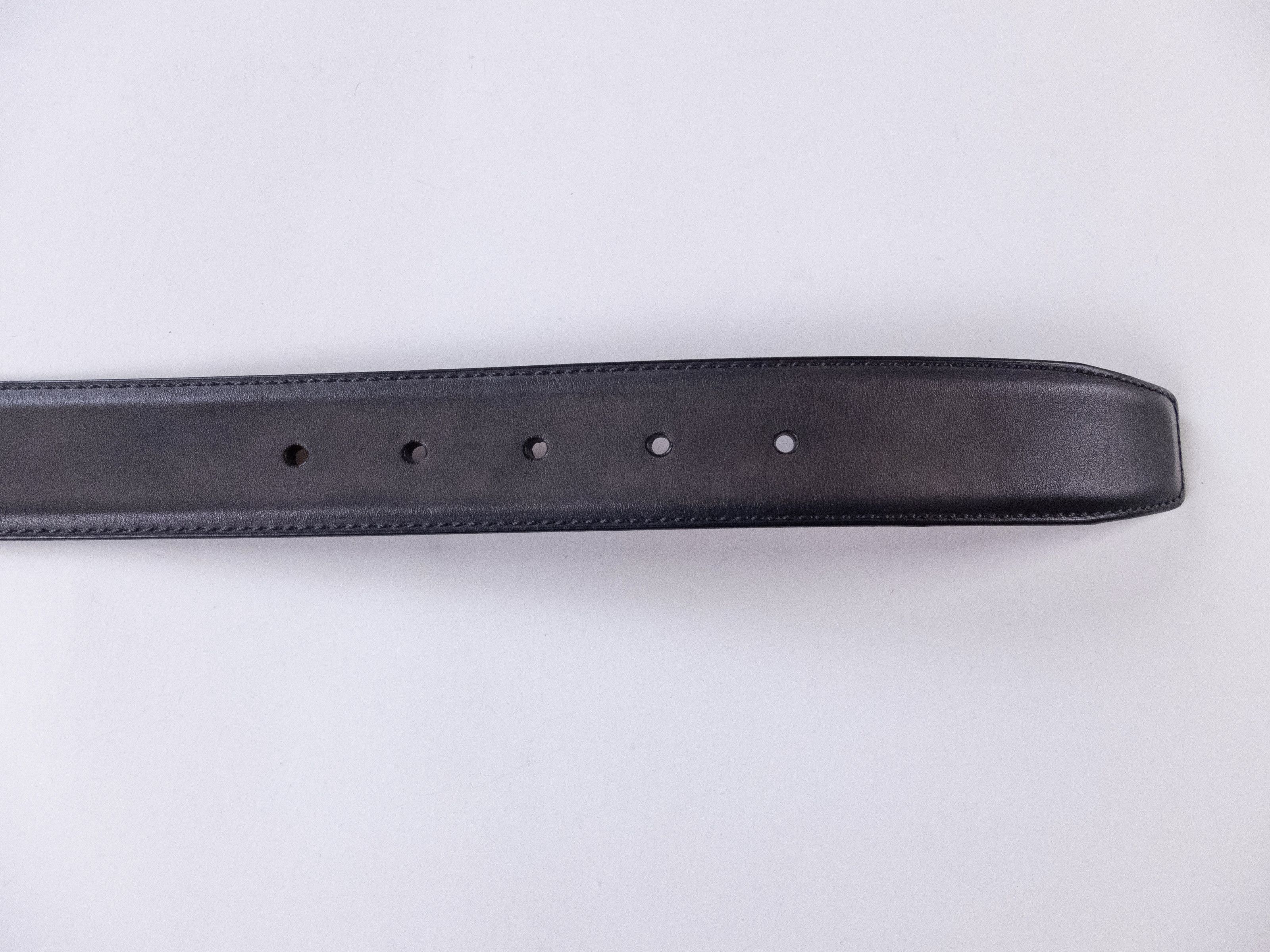 Magnanni MANGANNI gray leather belt Size 105 with defects authentic Size 40 - 6 Thumbnail