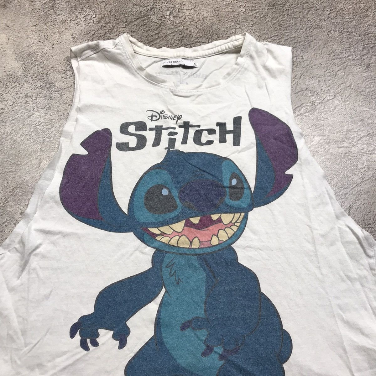 Vintage Vintage 90s Disney Stitch Graphic Tank Top Y2K Streetwear S Size S / US 4 / IT 40 - 3 Thumbnail