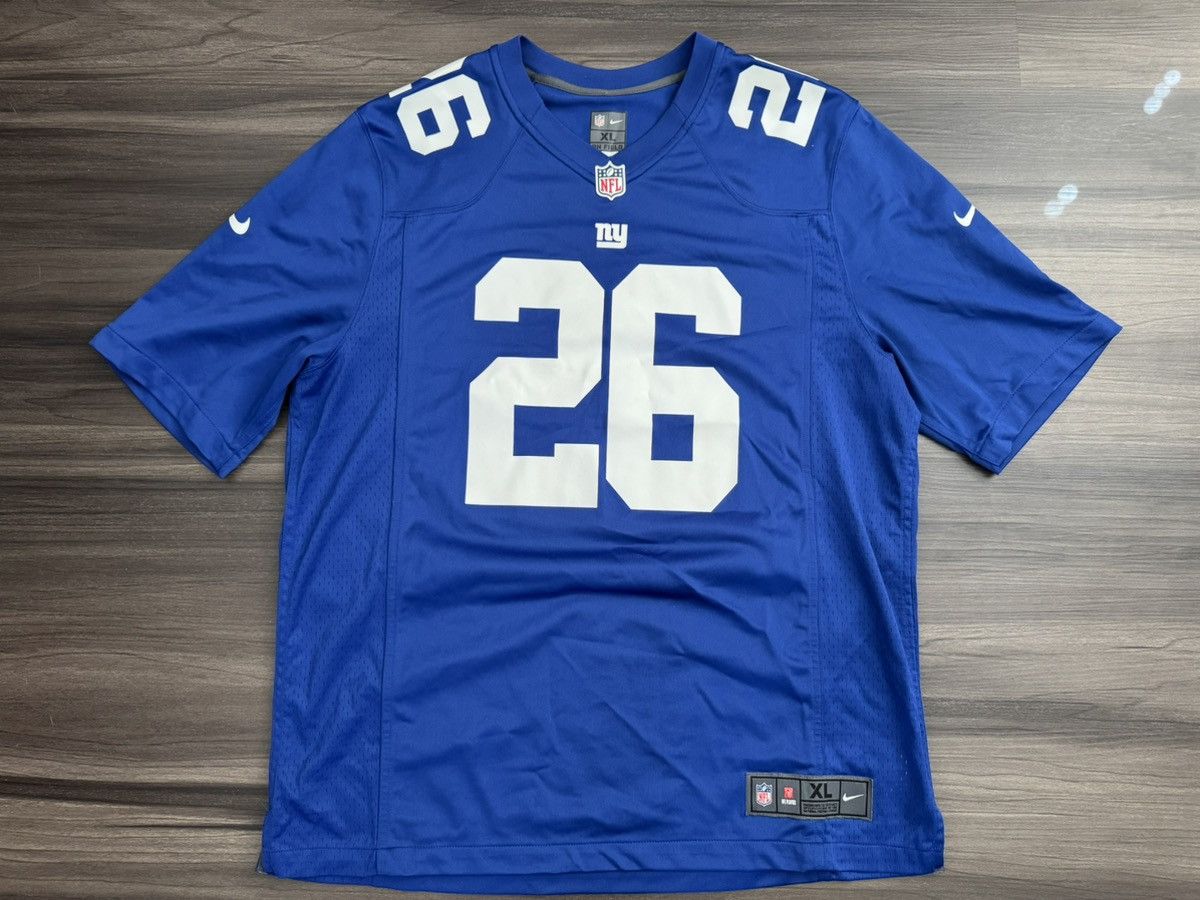 Nike New York Giants Saquan Barkley #26 On Field Home Game Jersey Size US XL / EU 56 / 4 - 1 Thumbnail