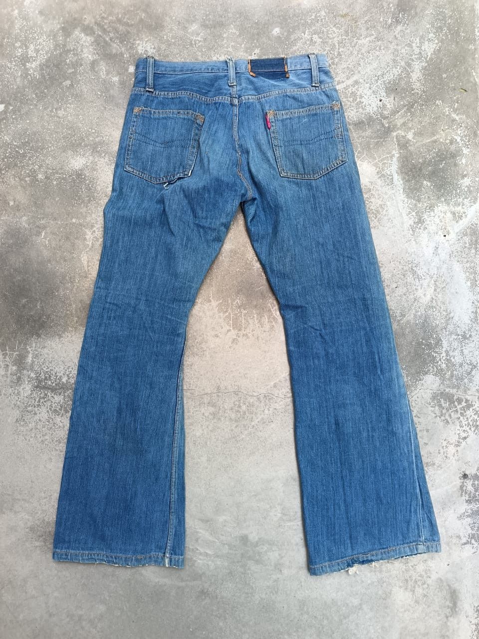 Vintage Rare vintage 70s Cisco salvage boot cut flare jeans Size US 31 - 6 Thumbnail
